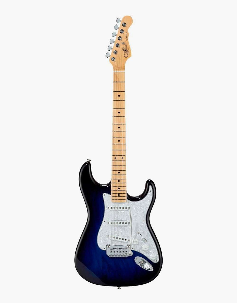 Электрогитара G&L Tribute S-500 Blueburst MP - купить в "Гитарном Клубе"