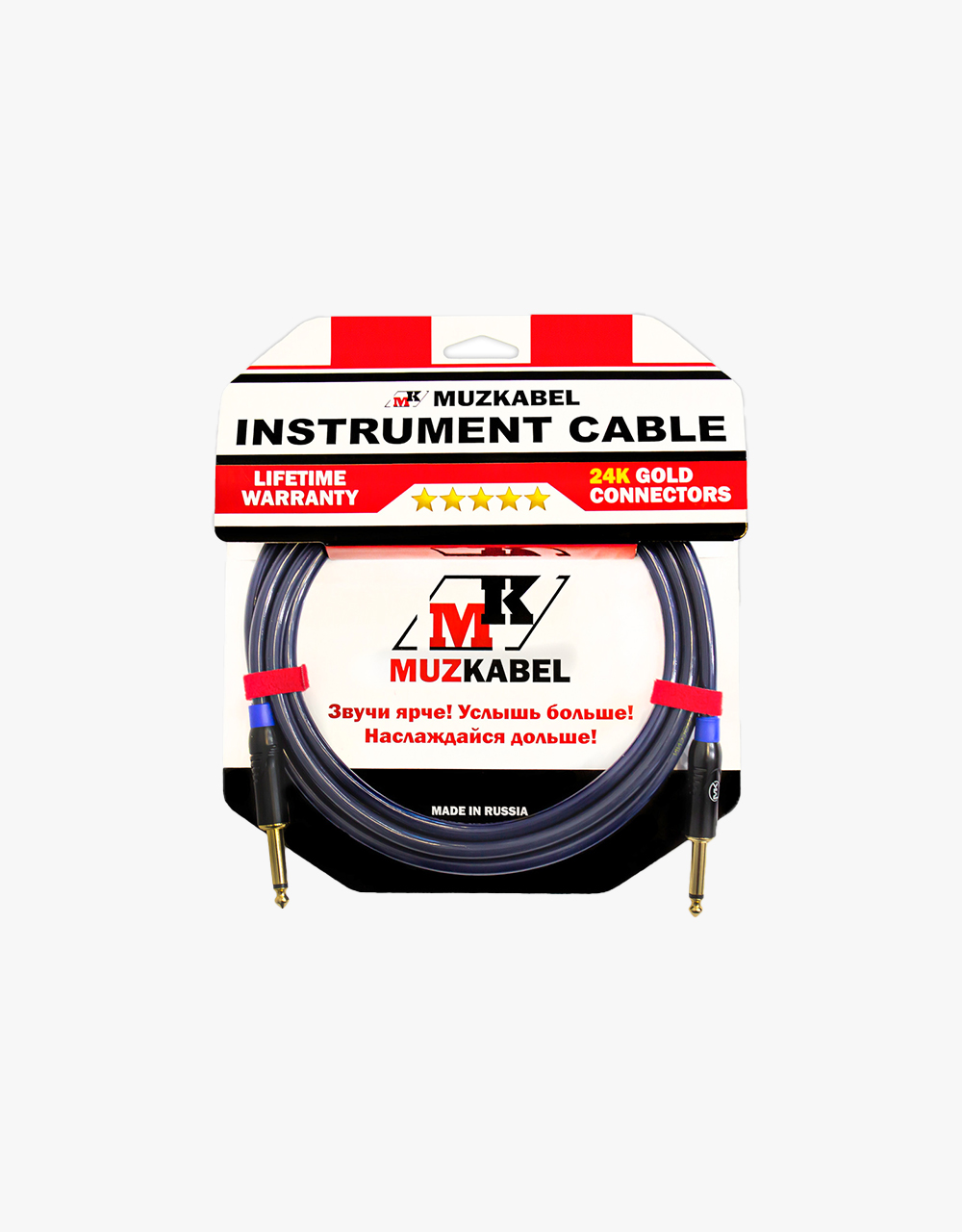 Инструментальный кабель MUZKABEL Silver JSLIK1-6, 6м - купить в "Гитарном Клубе"