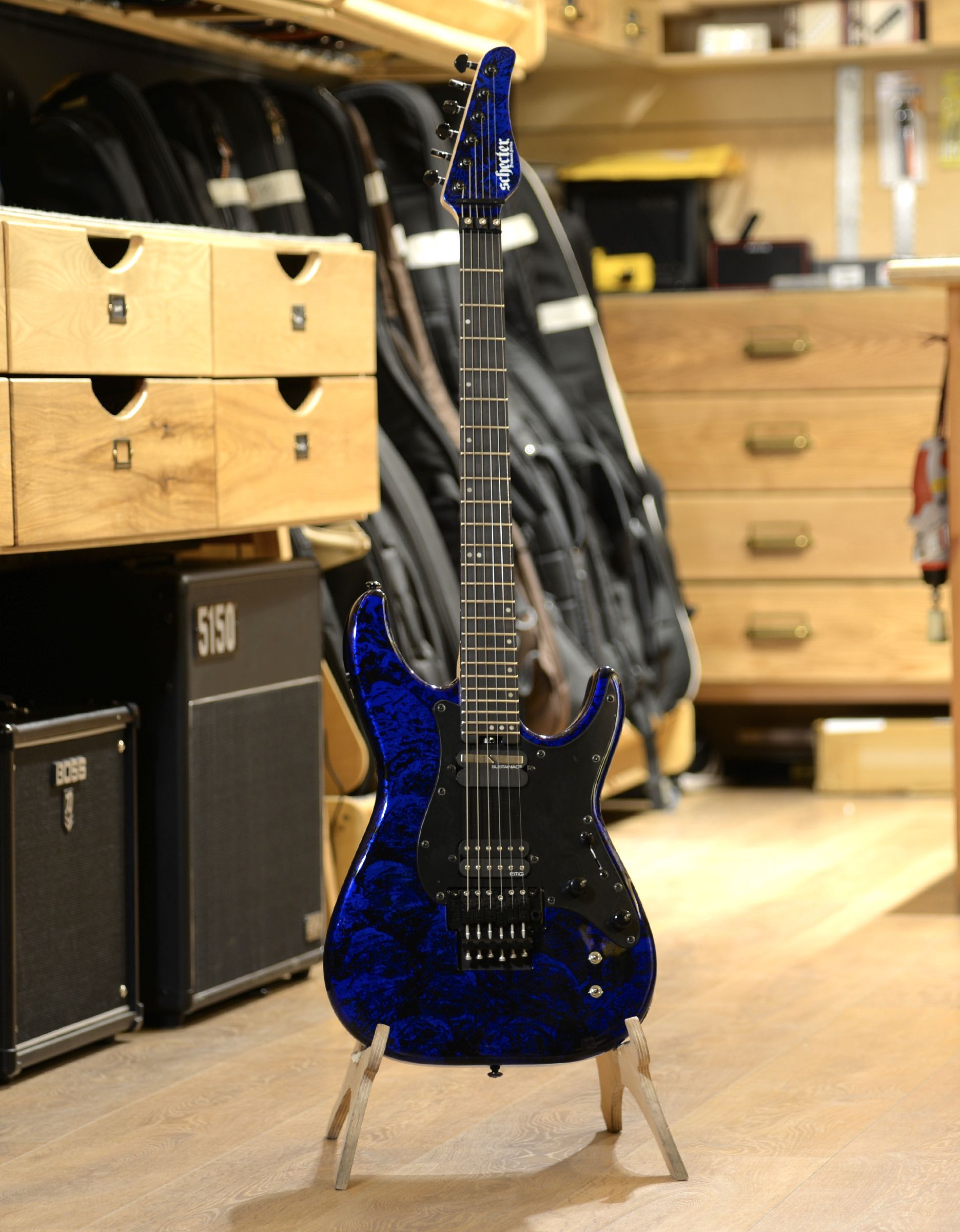 Электрогитара Schecter Sun Valley Super Shredder FR S Blue Reign - купить в "Гитарном Клубе"