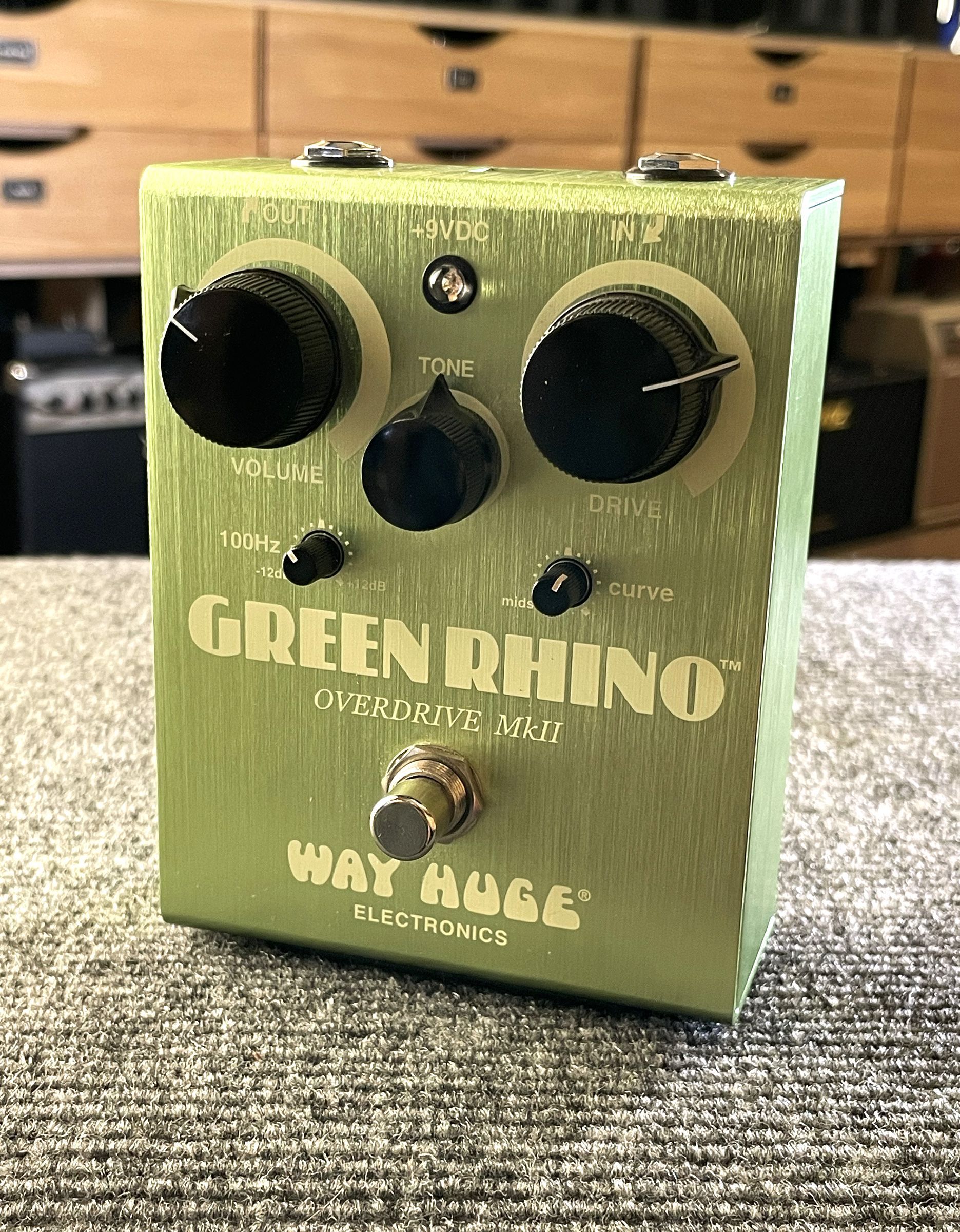 Гитарная педаль Dunlop Way Huge WHE202 Green Rhino Overdrive - купить в "Гитарном Клубе"