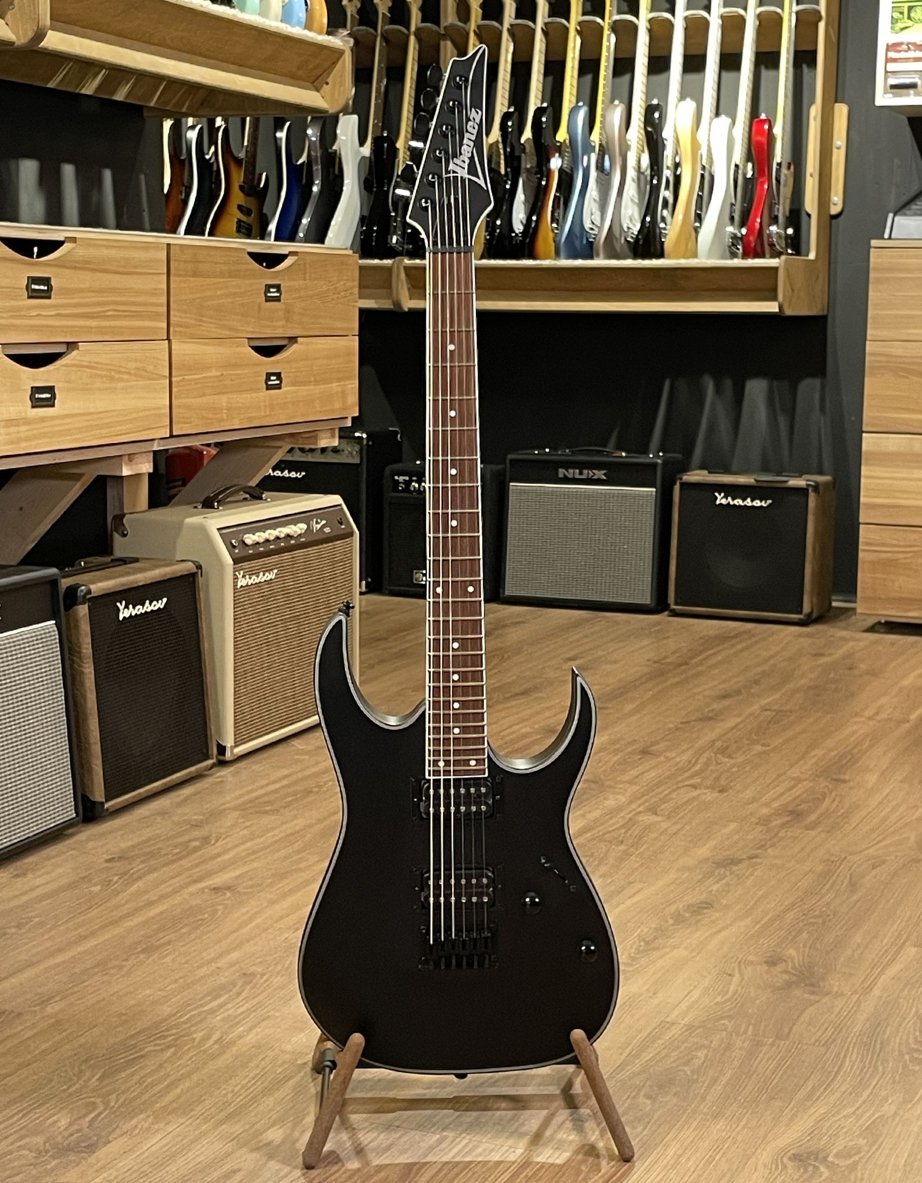 Электрогитара Ibanez RG421EX-BKF, Black - купить в "Гитарном Клубе"