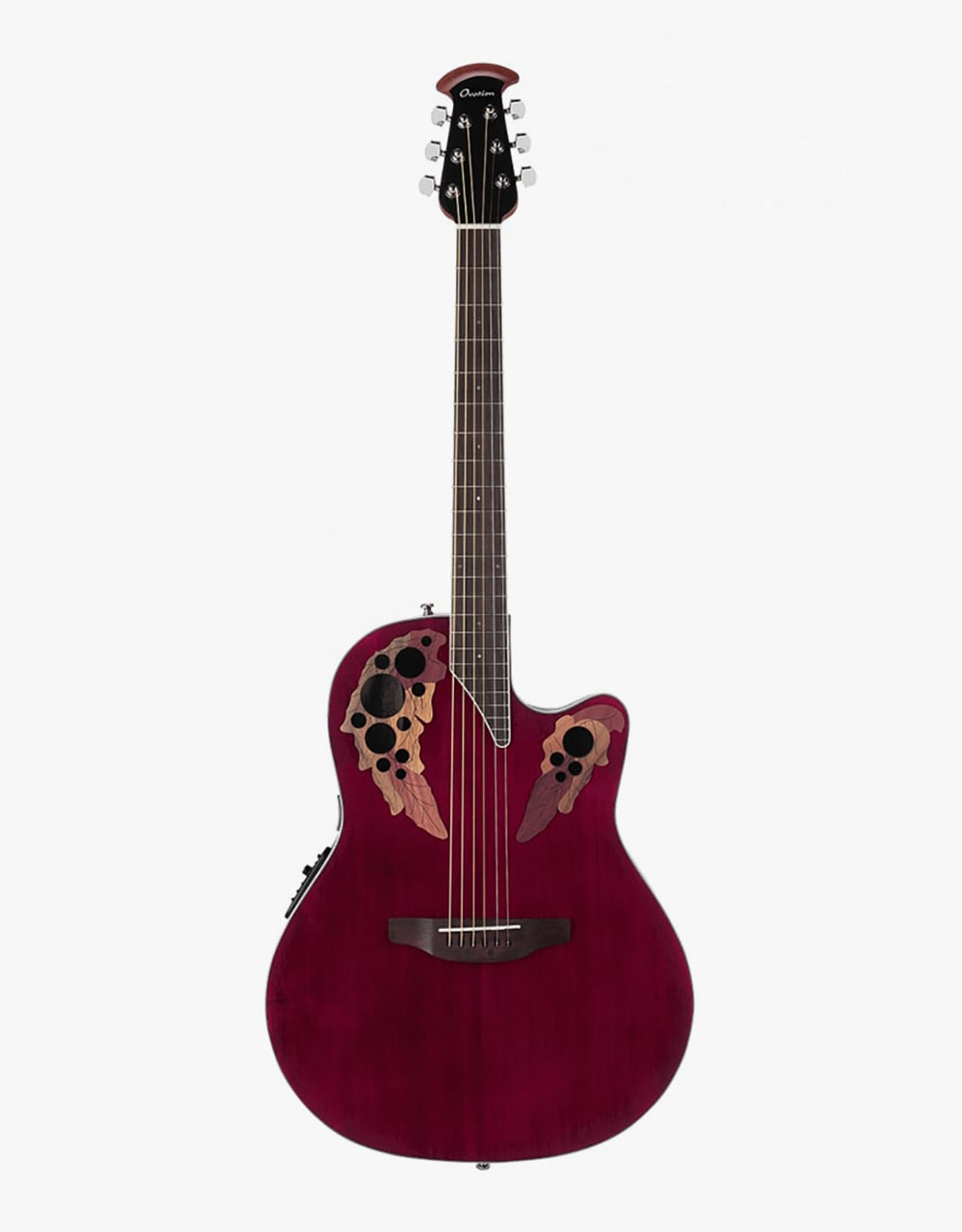 Электроакустическая гитара Ovation CE48-RR Celebrity Elite Super Shallow Cutaway Ruby Red - купить в "Гитарном Клубе"