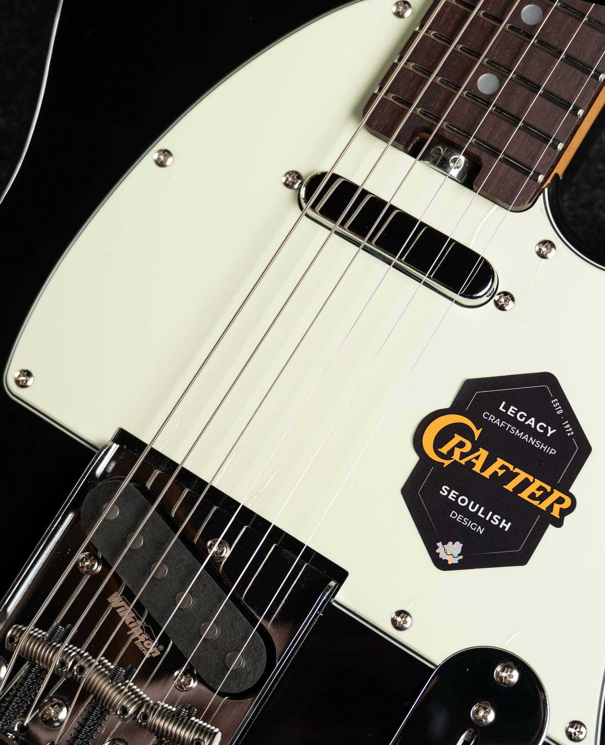 Электрогитара Crafter Charlotte T RS Cosmic Black - купить в "Гитарном Клубе"