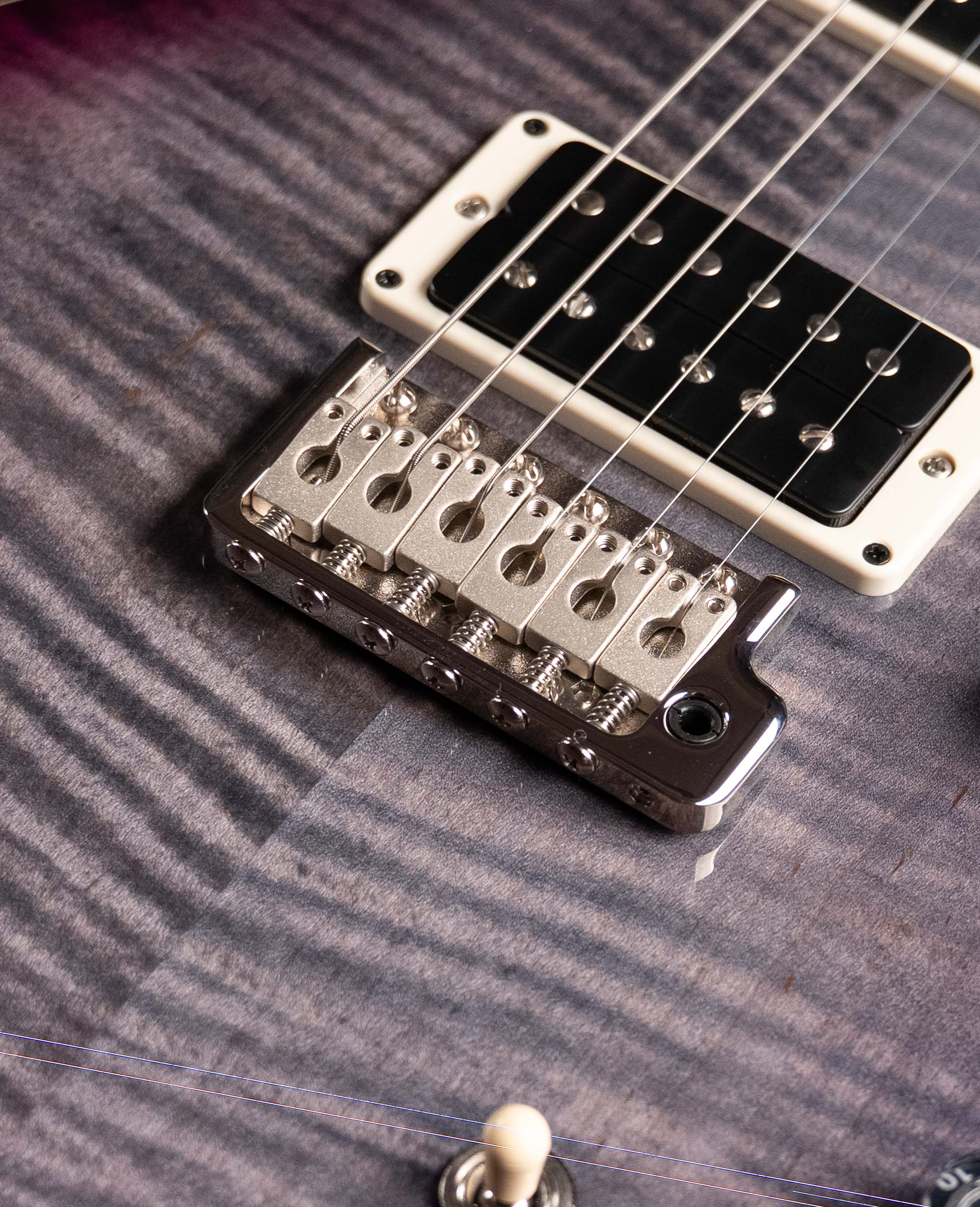 Электрогитара PRS CE24 FADED GRAY BLACK PURPLE BURST - купить в "Гитарном Клубе"