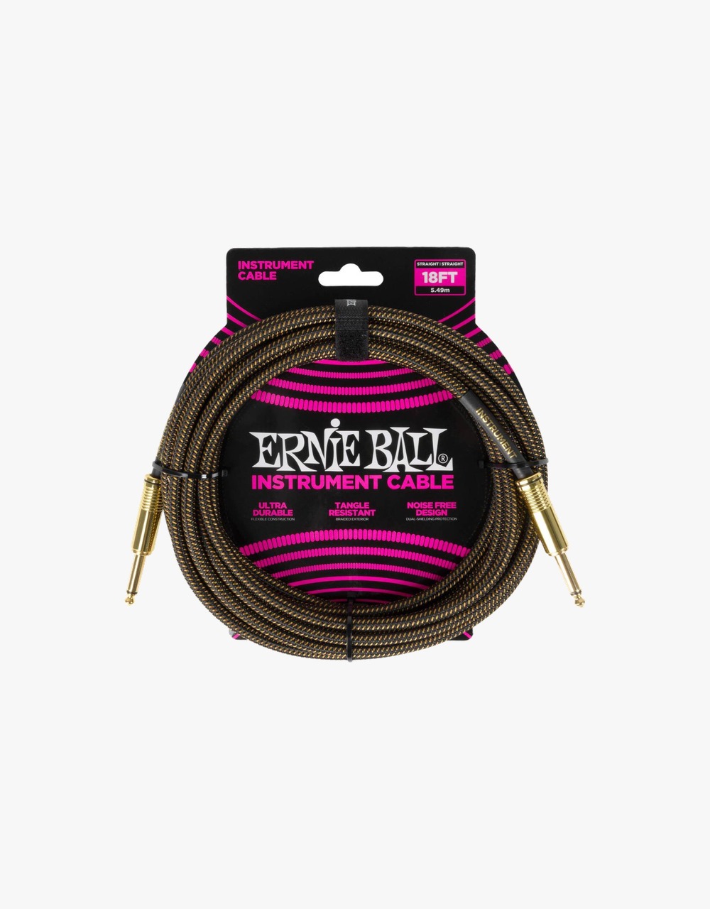 Инструментальный кабель Ernie Ball 6432, 5.49 м - купить в "Гитарном Клубе"