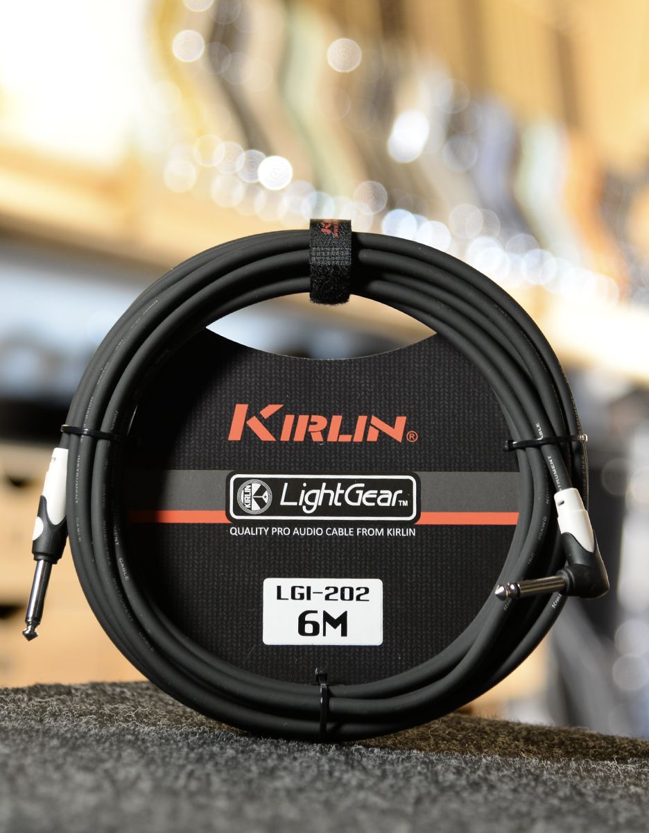 Инструментальный кабель Kirlin LGI-202-6M-BK - купить в "Гитарном Клубе"