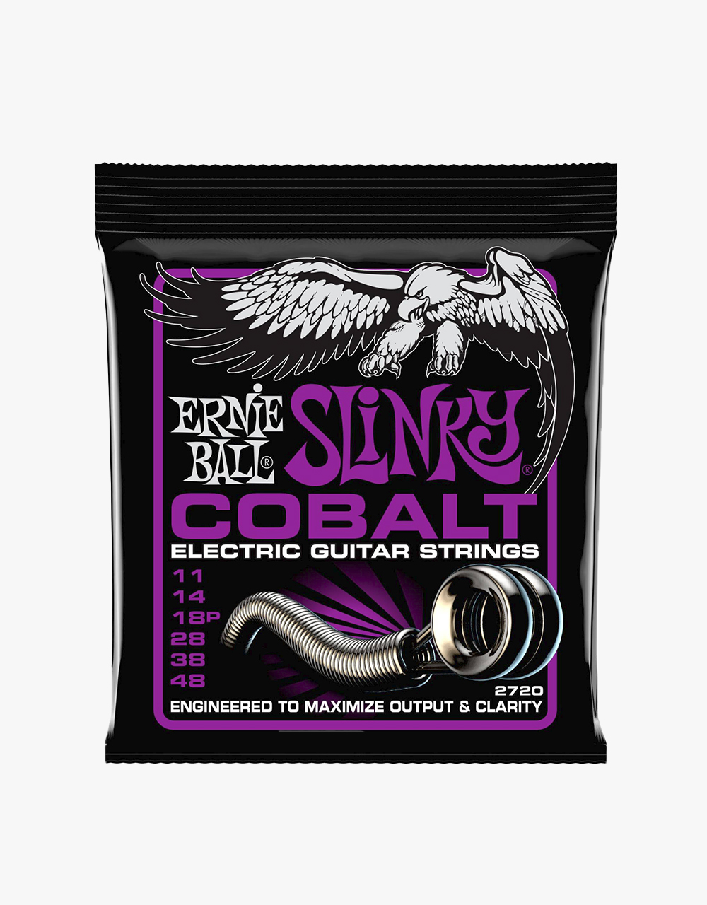 Струны для электрогитары Ernie Ball 2720 Cobalt Slinky Power, 11-48 - купить в "Гитарном Клубе"