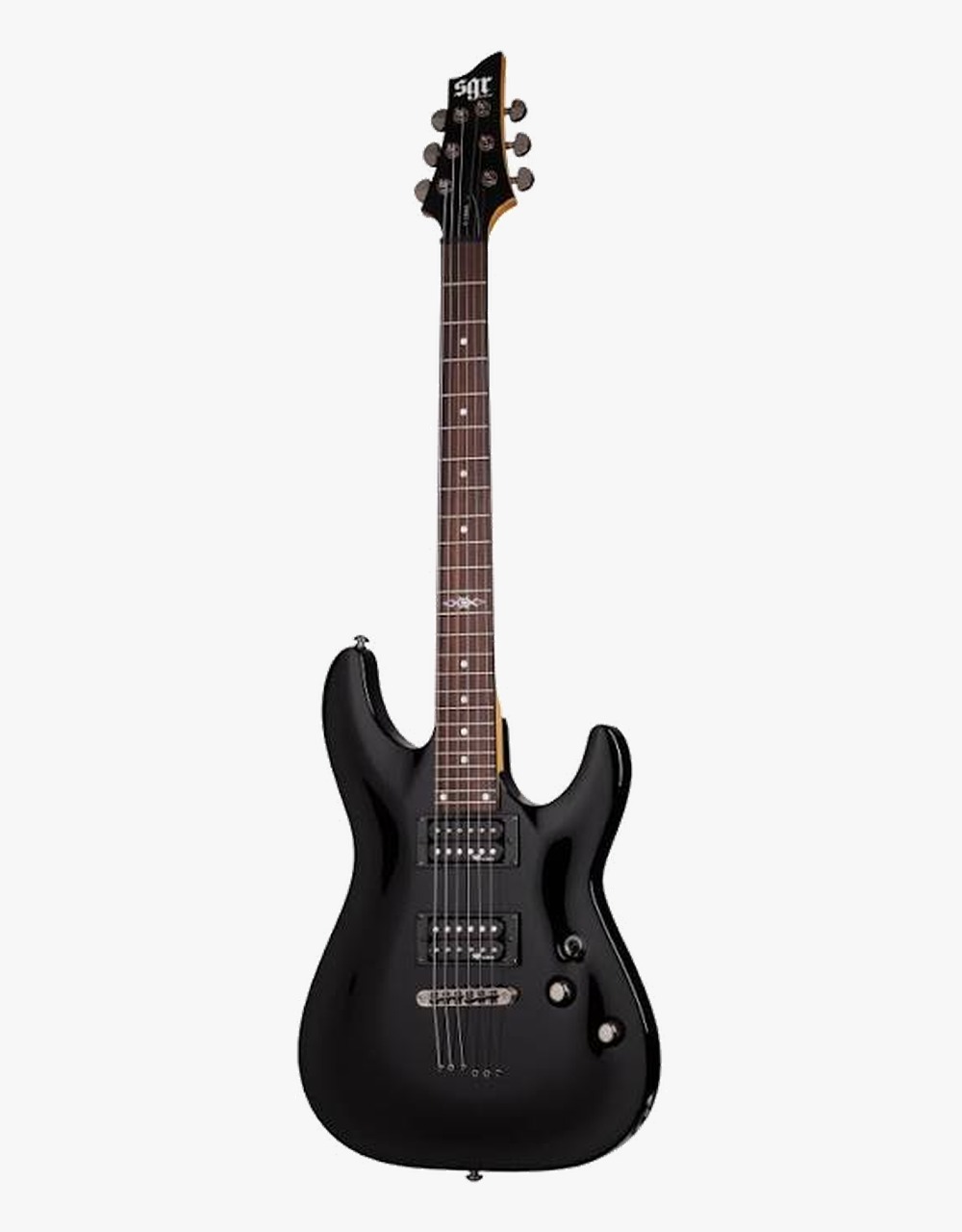 Электрогитара Schecter C-1 SGR BY, Midnight Satin Black - купить в "Гитарном Клубе"