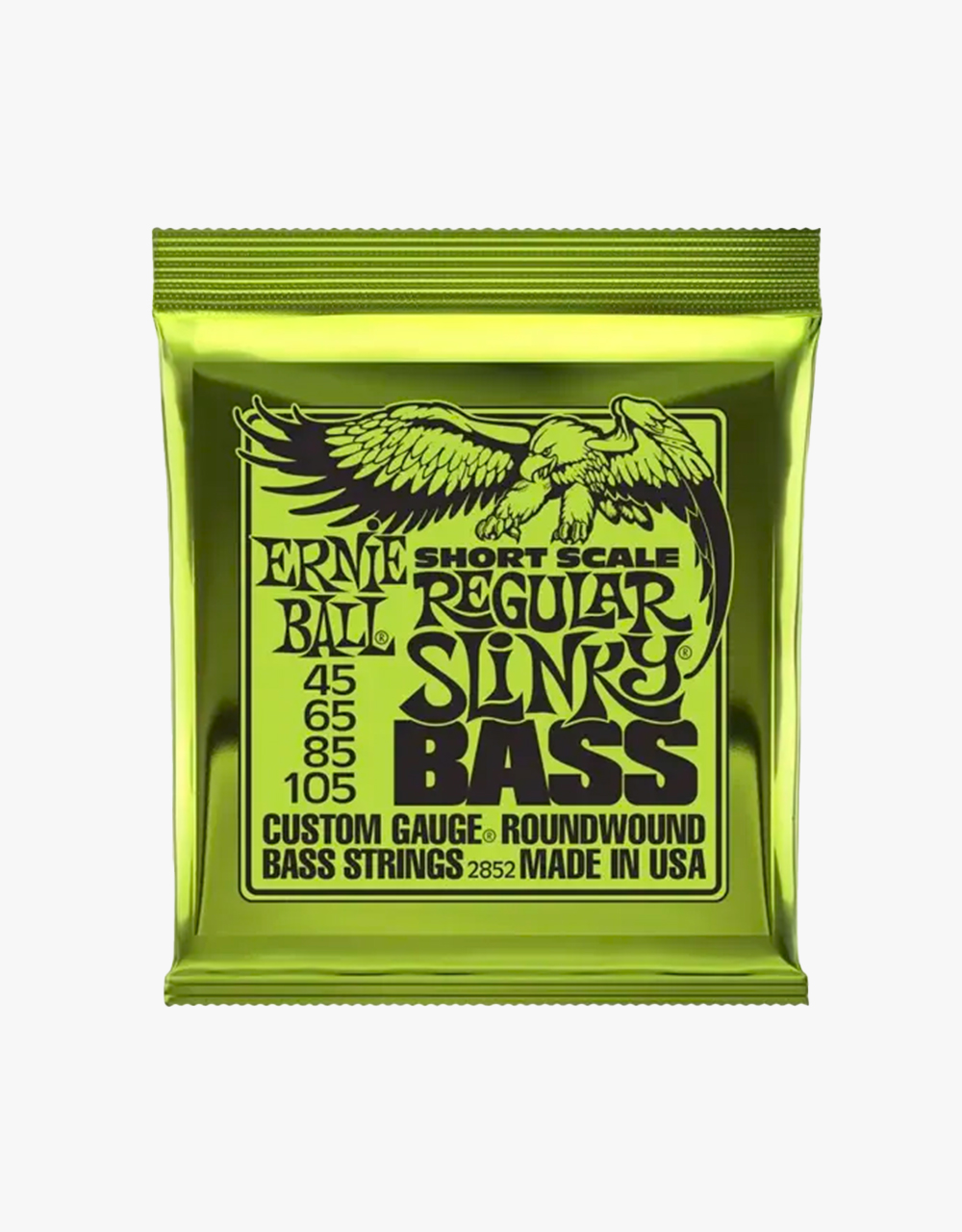 Струны для бас-гитары Ernie Ball 2852 Nickel Wound Short Scale Slinky Regular (50-105) - купить в "Гитарном Клубе"