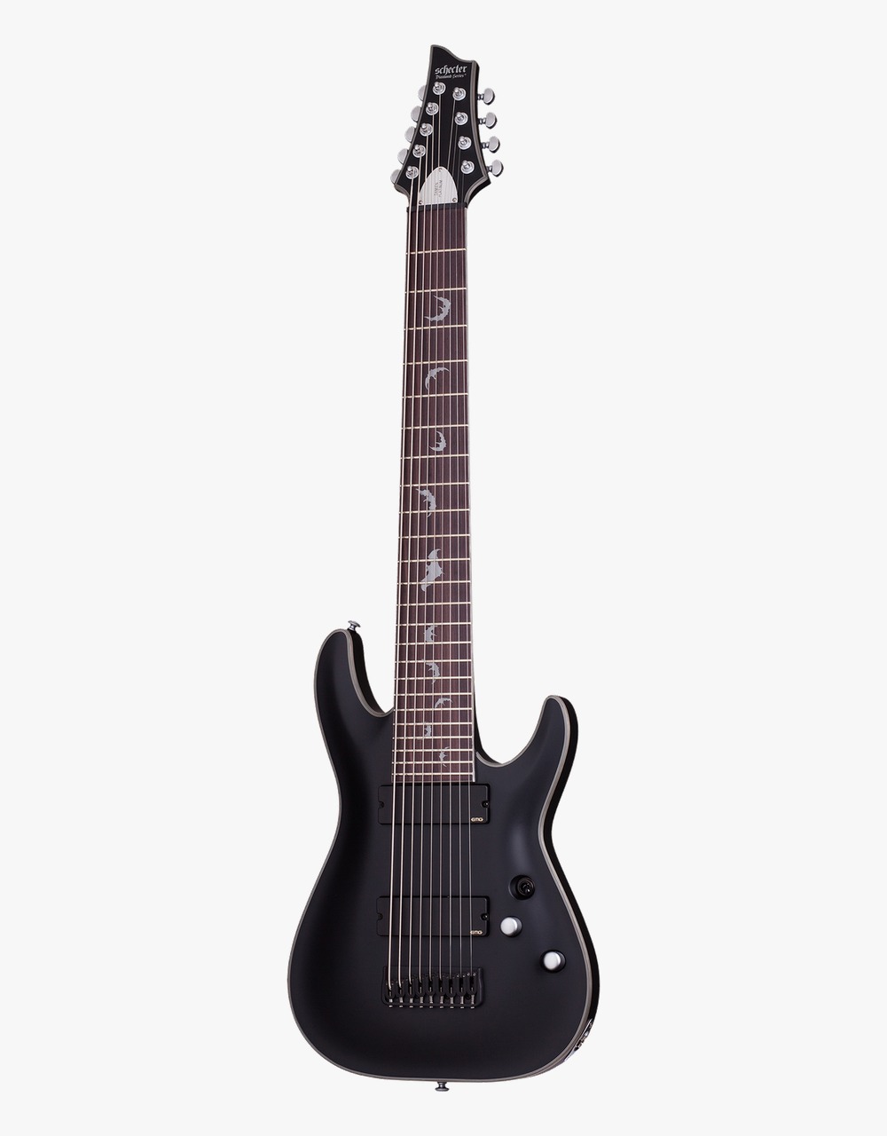 Электрогитара Schecter DAMIEN PLATINUM-9, Satin Black - купить в "Гитарном Клубе"