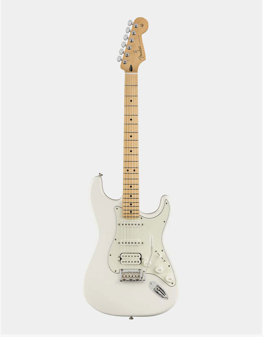 Электрогитара Fender Player Stratocaster White HSS MN - купить в "Гитарном Клубе"