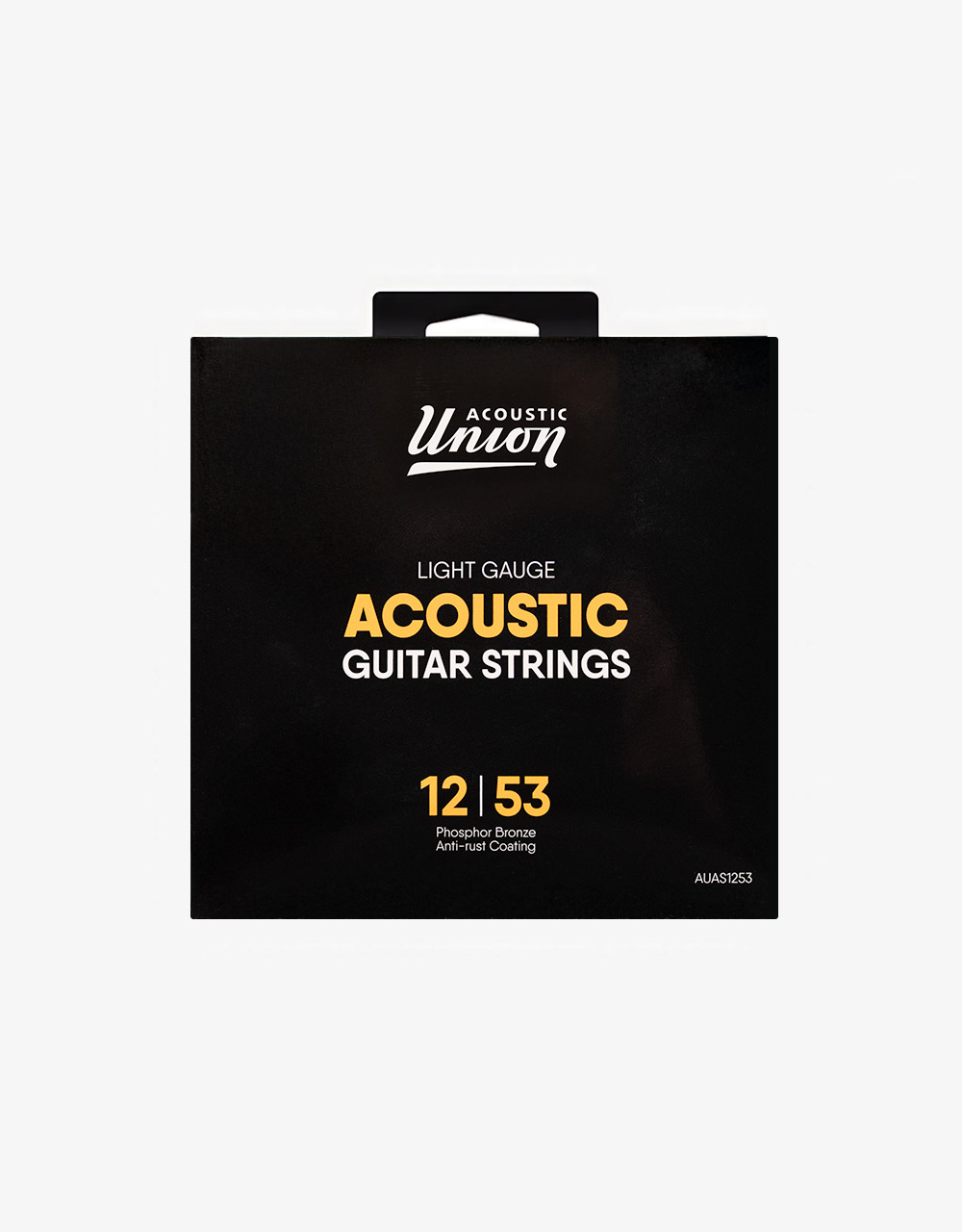 Струны для акустической гитары Acoustic Union AUAS1253 Coated Phosphor Bronze, 12-53 - купить в "Гитарном Клубе"
