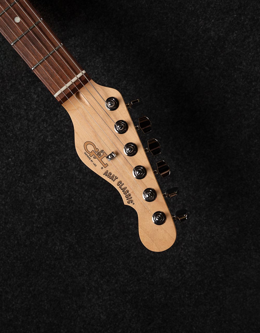 Электрогитара G&L FD ASAT Classic Jet Black CR - купить в "Гитарном Клубе"