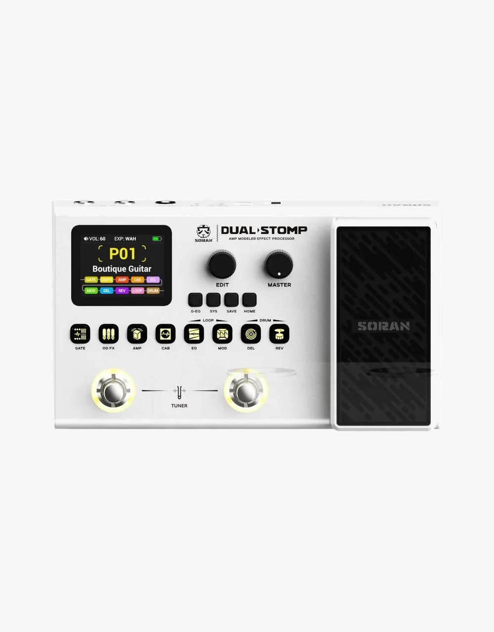 Процессор эффектов Soran JME-01 Dual Stomp - купить в "Гитарном Клубе"