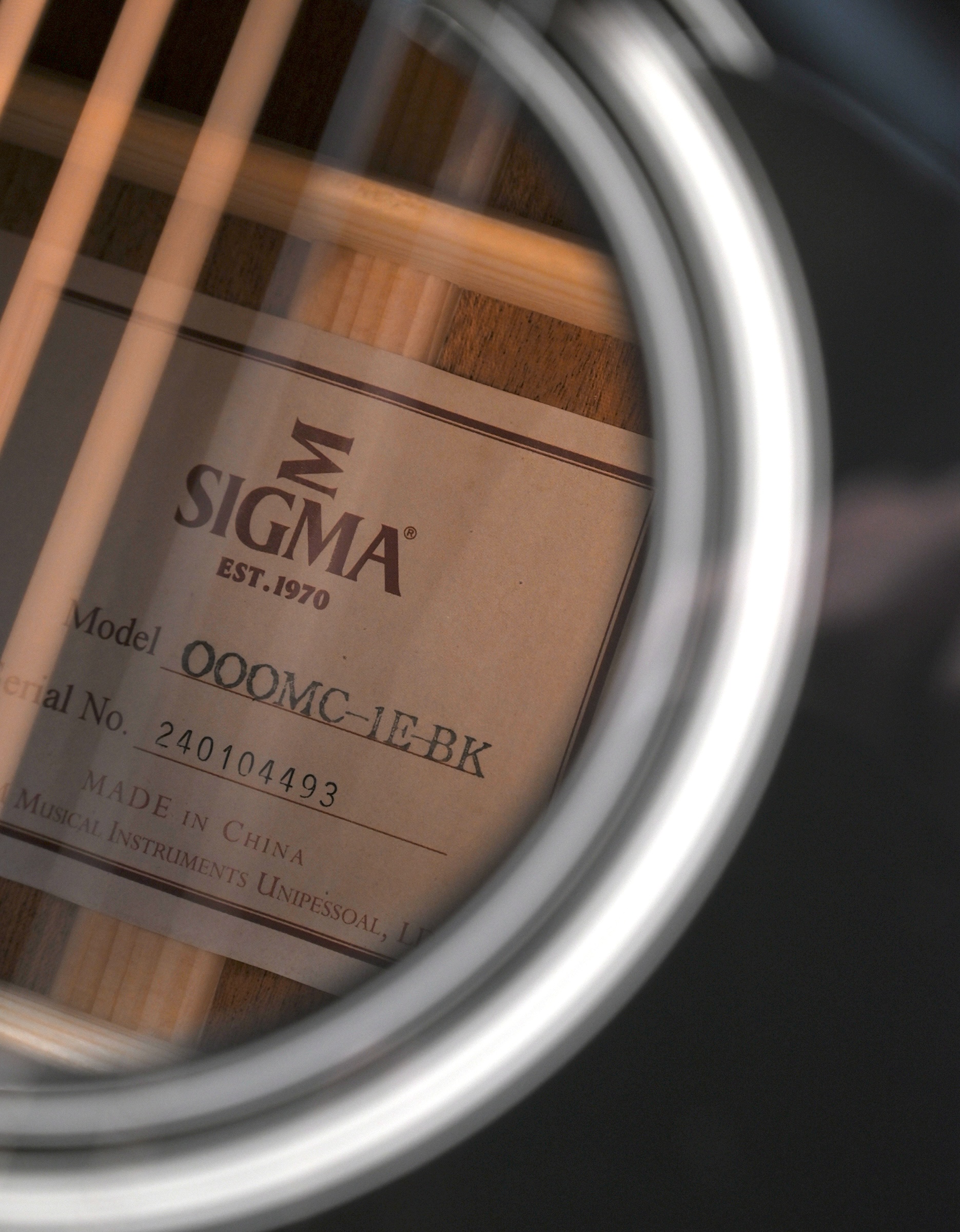 Электроакустическая гитара Sigma 000MC-1E-BK - купить в "Гитарном Клубе"