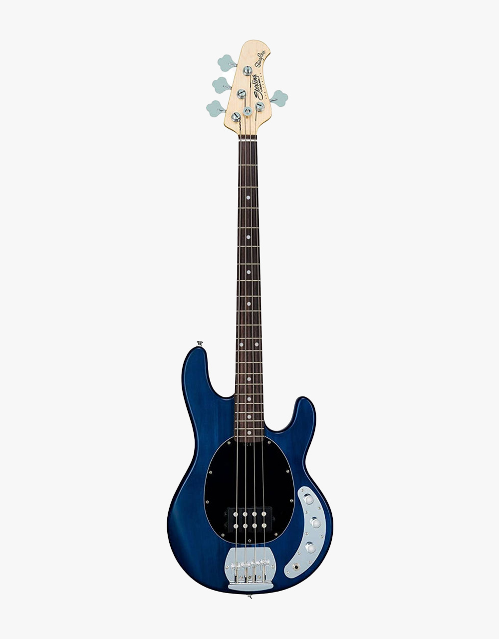 Бас-гитара Sterling StingRay ST-RAY4-TBLS, Trans Blue Satin  - купить в "Гитарном Клубе"