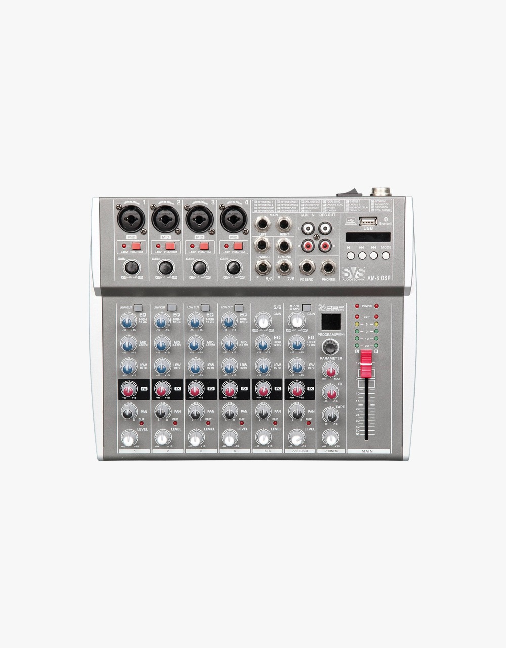 Микшер SVS Audiotechnik AM-8 DSP - купить в "Гитарном Клубе"