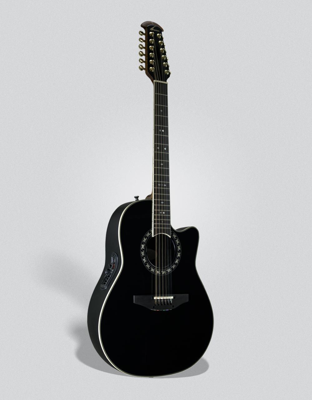 Электроакустическая 12-струнная гитара Ovation 2056AX-5 Pro Legend Deep Contour Cutaway Black - купить в "Гитарном Клубе"