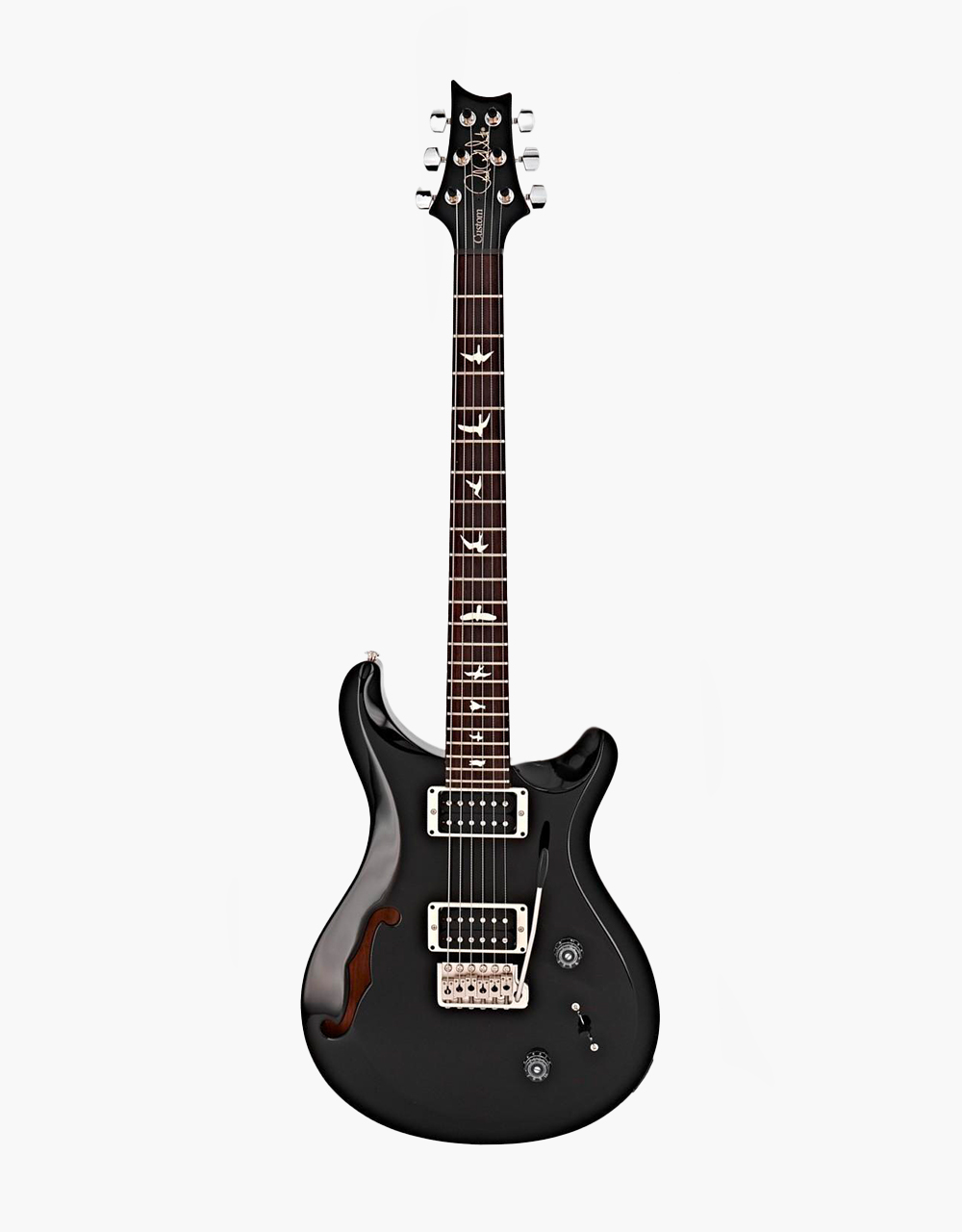 Электрогитара PRS S2 CUSTOM 22 SEMI-HOLLOW BLACK - купить в "Гитарном Клубе"