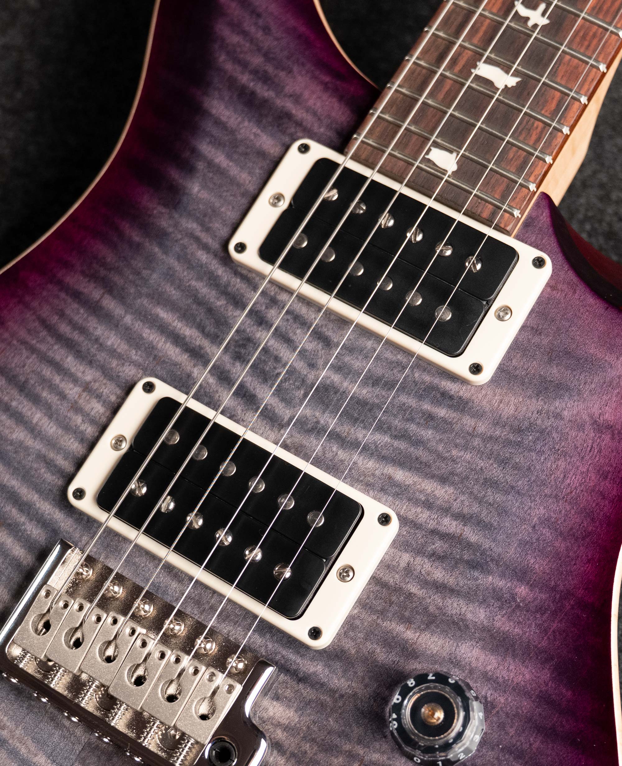 Электрогитара PRS CE24 FADED GRAY BLACK PURPLE BURST - купить в "Гитарном Клубе"