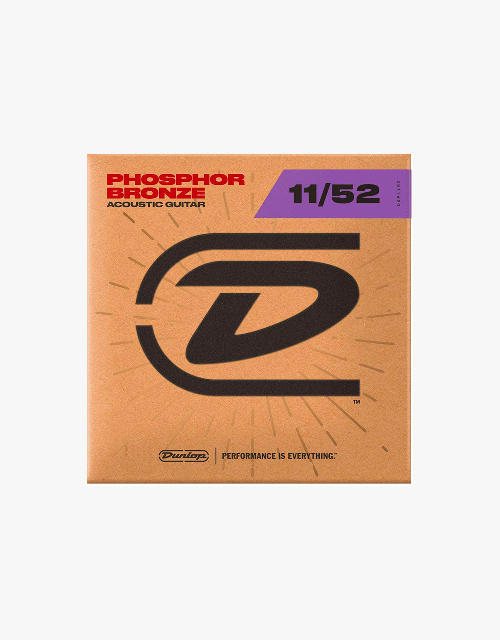 Струны для акустической гитары Dunlop Phosphor Bronze, 11-52 - купить в "Гитарном Клубе"