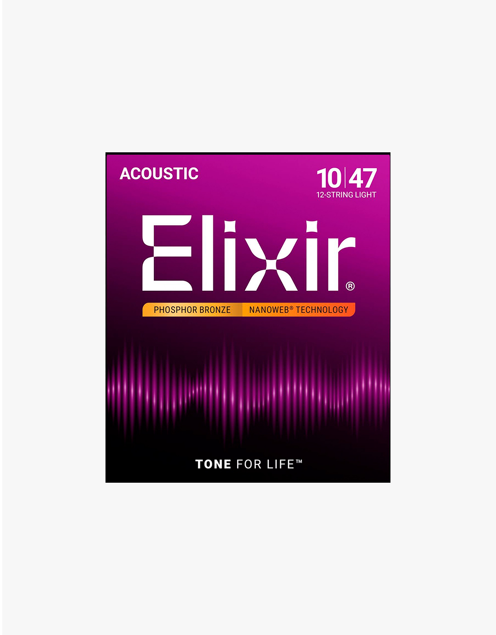 Струны для 12-струнной гитары Elixir 16152, 10-47 - купить в "Гитарном Клубе"