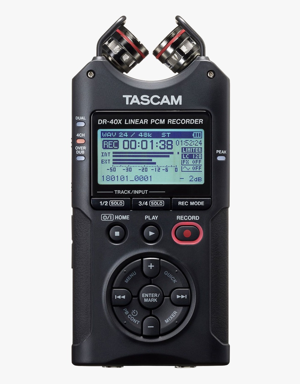 Рекордер DR40X Tascam DR-40X - купить в "Гитарном Клубе"