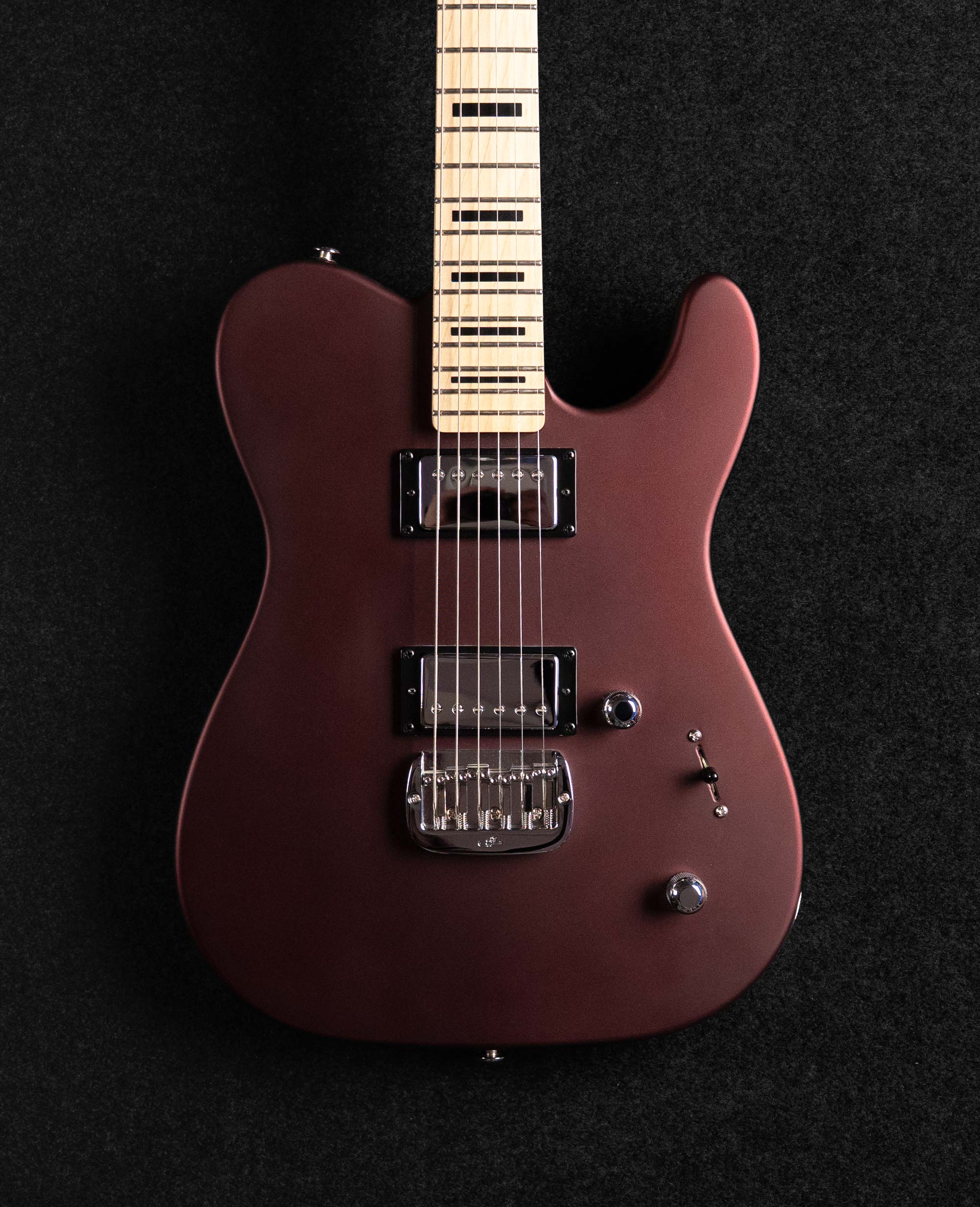 Электрогитара G&L Build to Order Asat HH RMC, Ruby Red Metallic Frost MP - купить в "Гитарном Клубе"