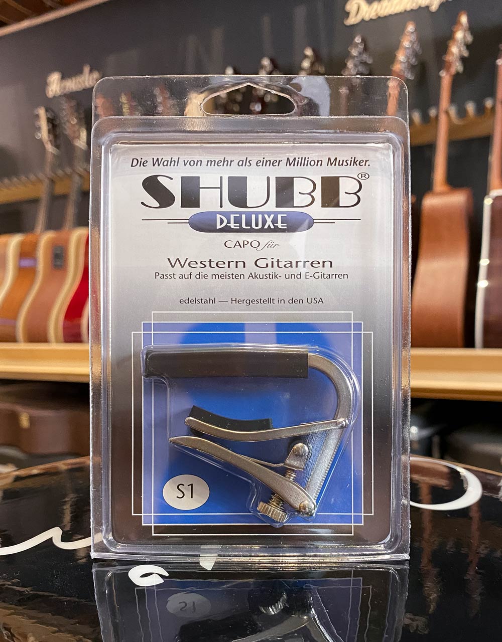 Каподастр для гитары SHUBB S1 - купить в "Гитарном Клубе"