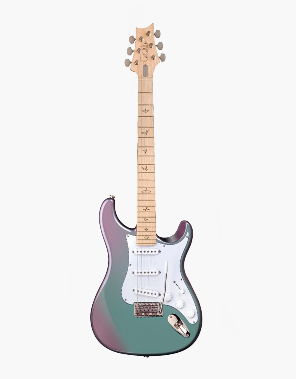 Электрогитара PRS JM SILVER SKY LTD LUNAR ICE MAPLE - купить в "Гитарном Клубе"