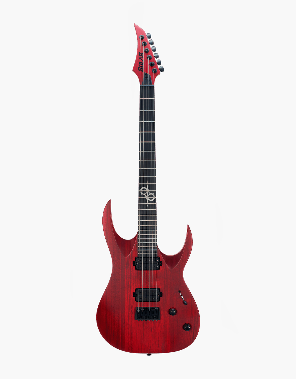 Электрогитара Solar Guitars A2.6TBR Trans Blood Red Matte Sungkai - купить в "Гитарном Клубе"