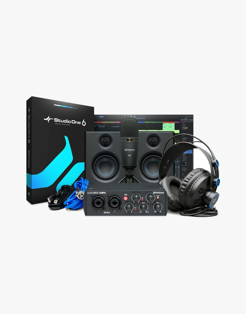 Аудиоинтерфейс Presonus AudioBox 96 Studio Ultimate Bundle 25th Anniversary Edition - купить в "Гитарном Клубе"