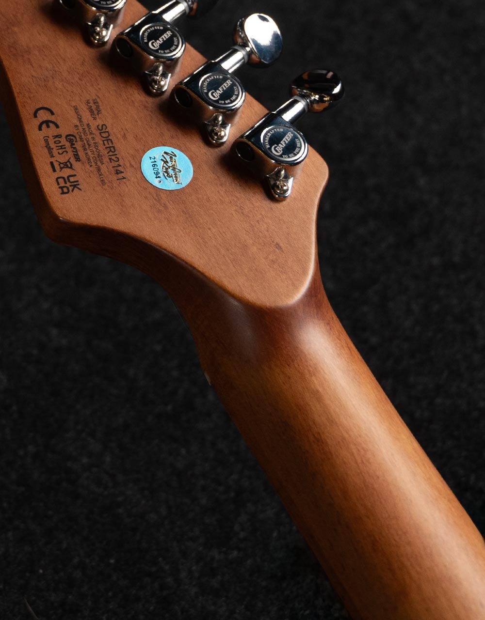 Электрогитара Crafter Charlotte S VVS MP Day Blue - купить в "Гитарном Клубе"