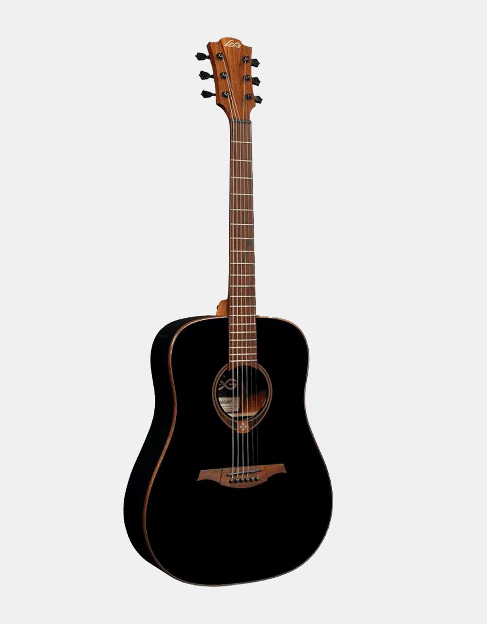 Акустическая гитара LAG T118D BLK - купить в "Гитарном Клубе"