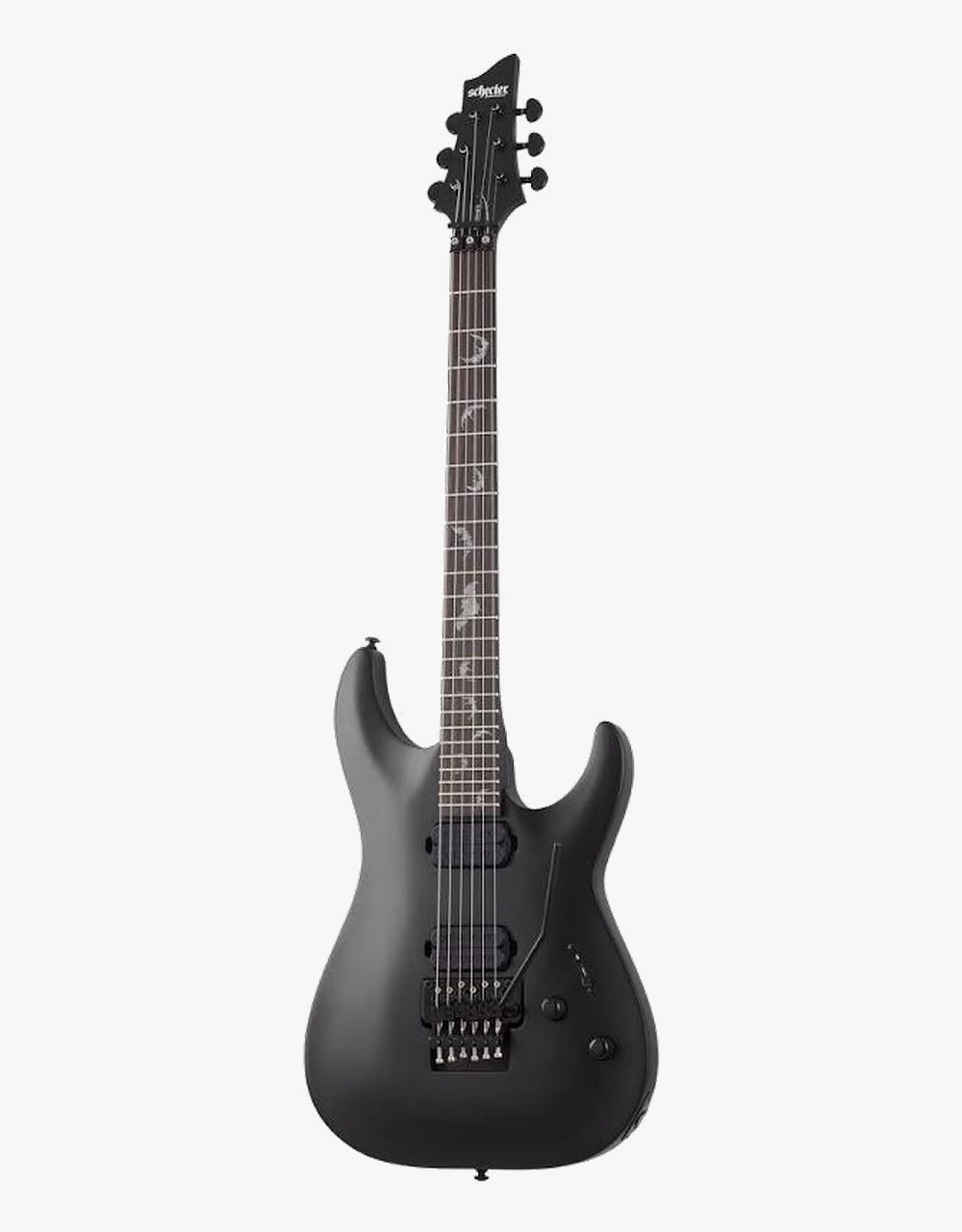 Электрогитара Schecter DAMIEN PLATINUM-6 FR, Satin Black - купить в "Гитарном Клубе"
