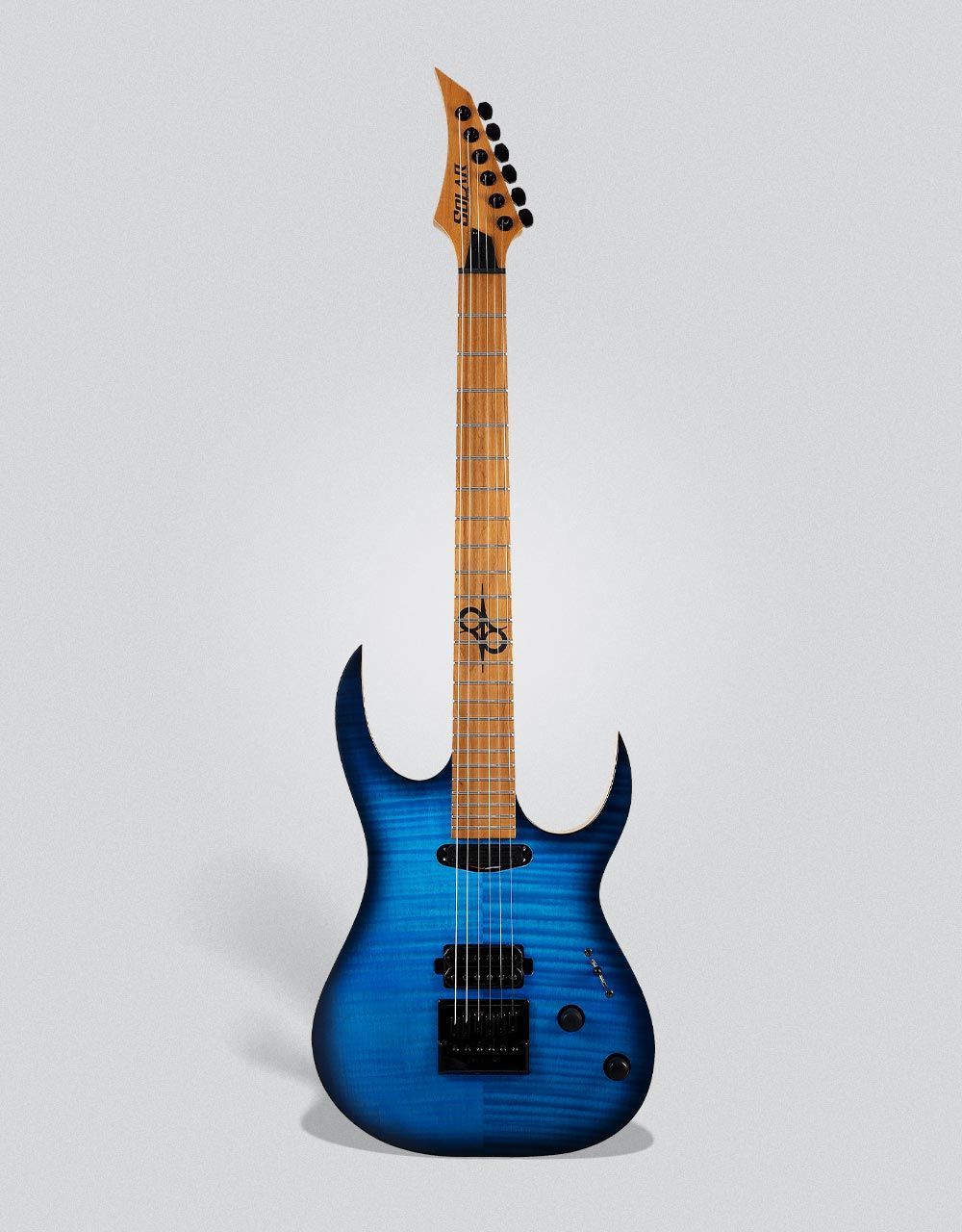 Электрогитара Solar Guitars SB1.6FOB, Flame Blue - купить в "Гитарном Клубе"