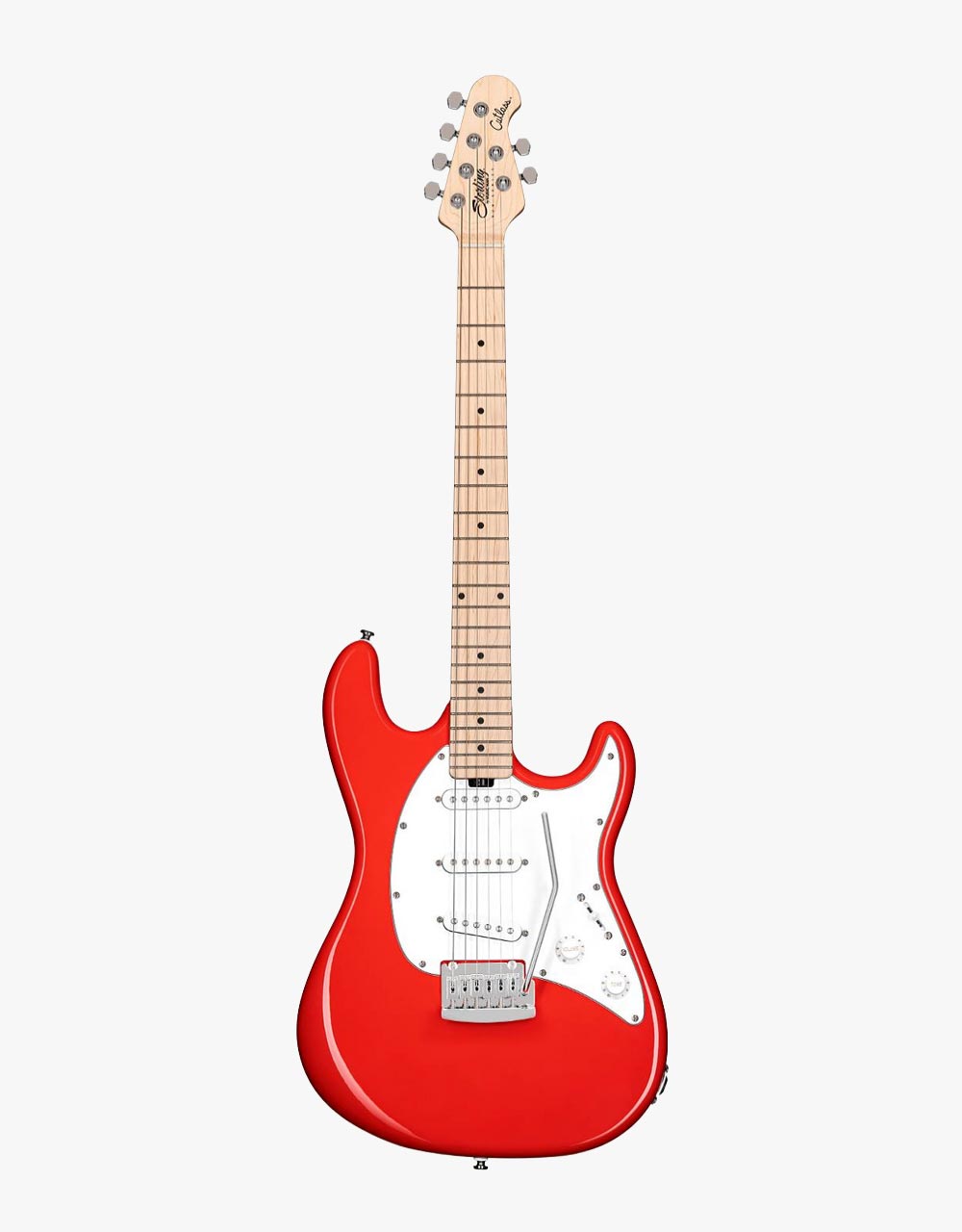 Электрогитара Sterling Cutlass SSS Fiesta Red - купить в "Гитарном Клубе"