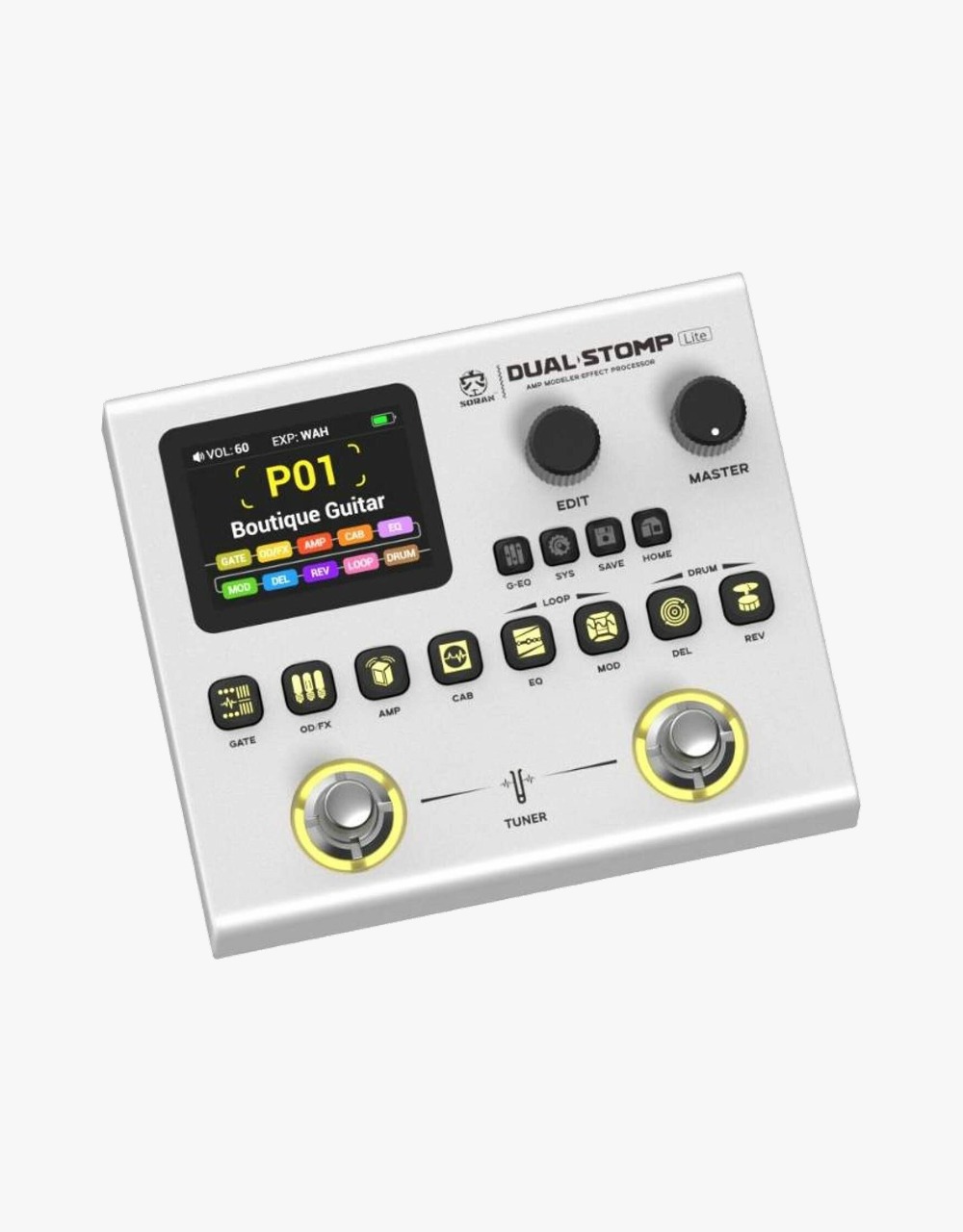 Процессор эффектов Soran JME-02 Dual Stomp Lite - купить в "Гитарном Клубе"