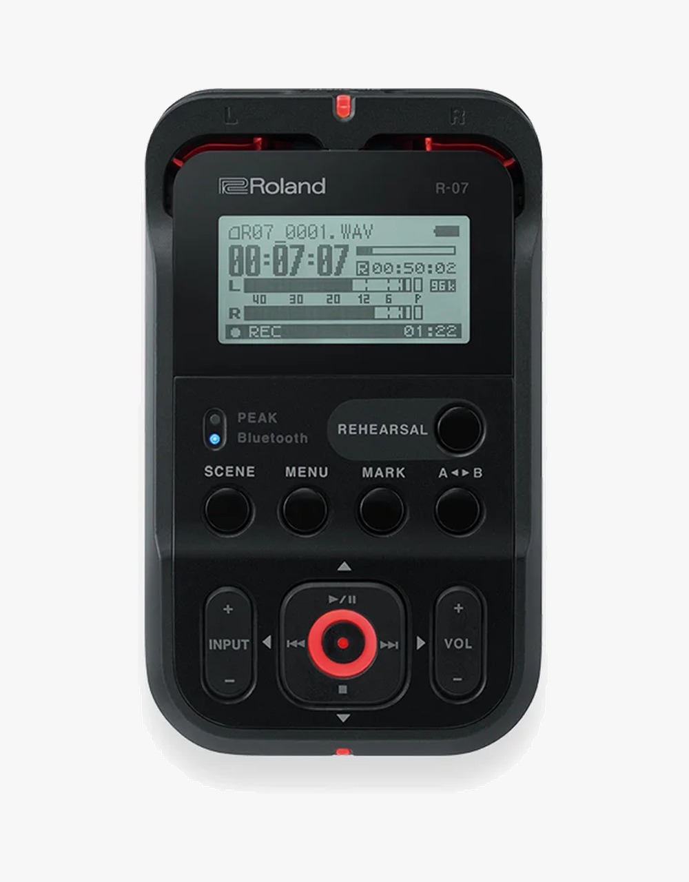 Рекордер Roland R-07-RD - купить в "Гитарном Клубе"