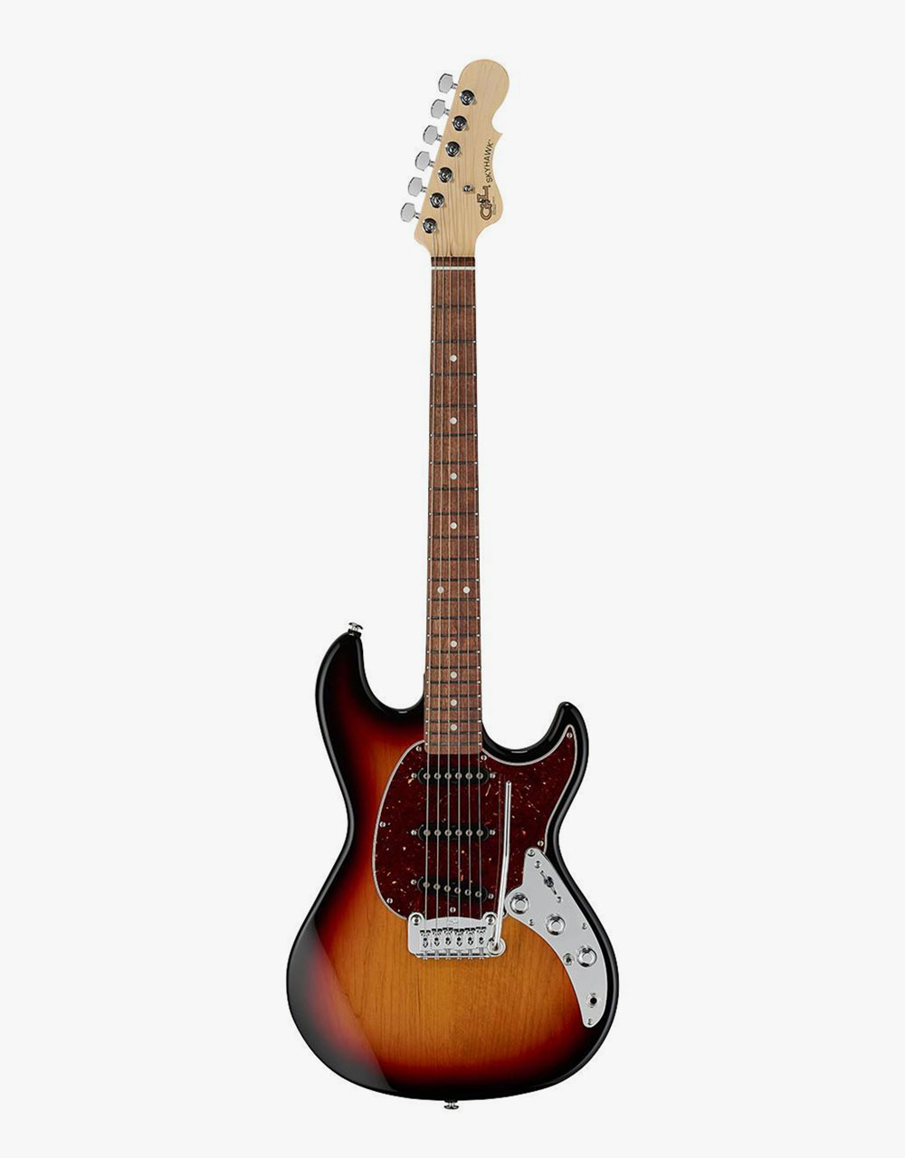 Электрогитара G&L FD Skyhawk 3-Tone Sunburst CR - купить в "Гитарном Клубе"