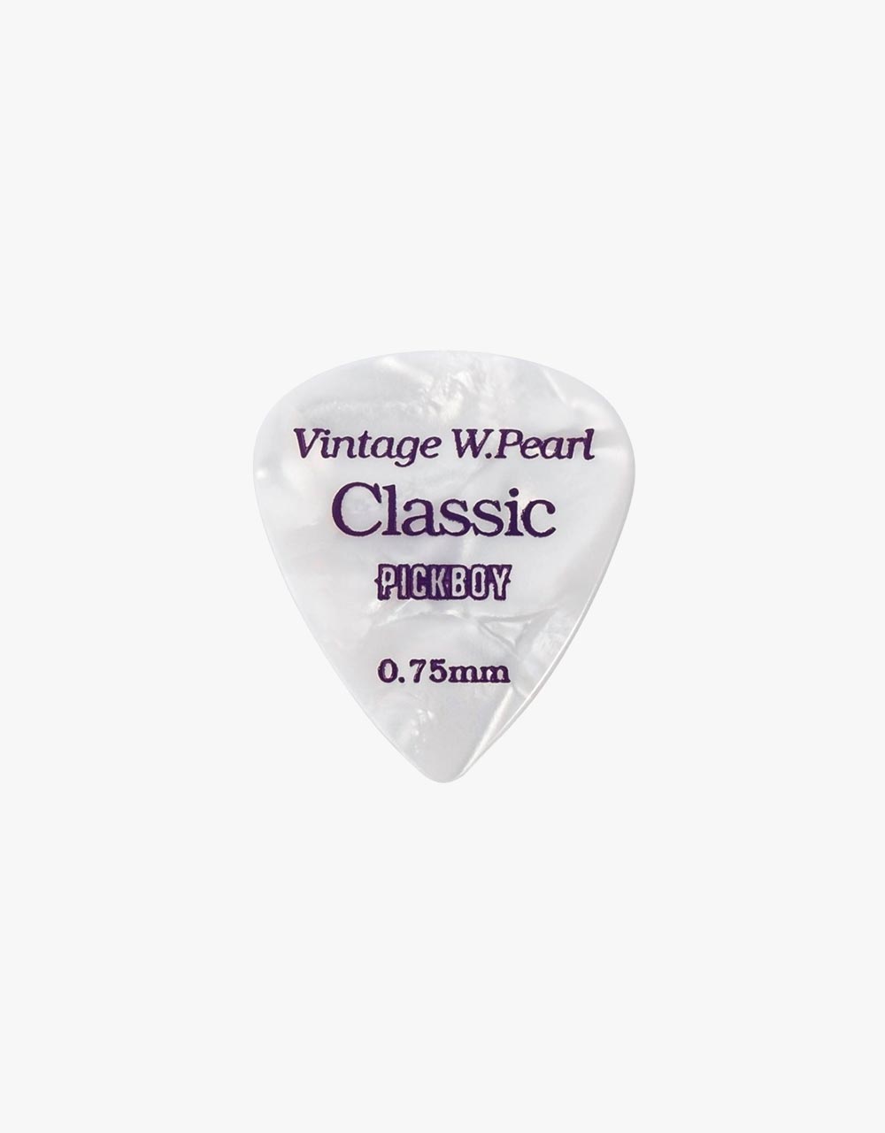 Медиатор Celluloid Vintage Classic White Pearl, 0.75мм - купить в "Гитарном Клубе"