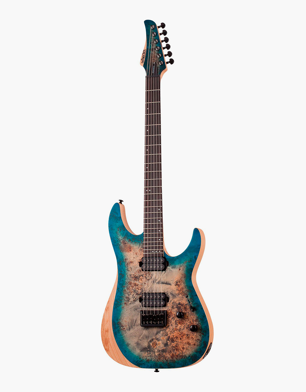 Электрогитара Schecter Reaper-6 FR, Satin Sky Burst - купить в "Гитарном Клубе"