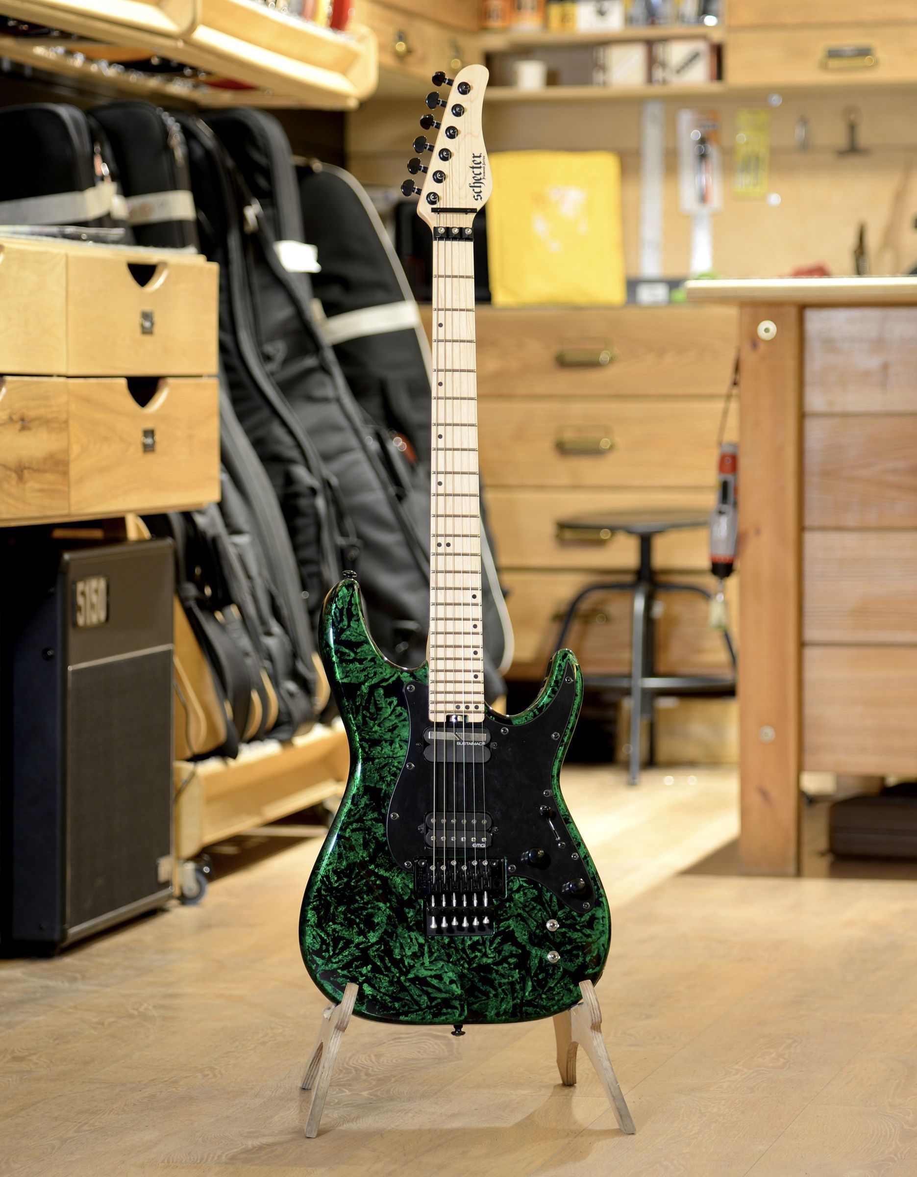 Электрогитара Schecter Sun Valley Super Shredder Fr S Green Reign - купить в "Гитарном Клубе"