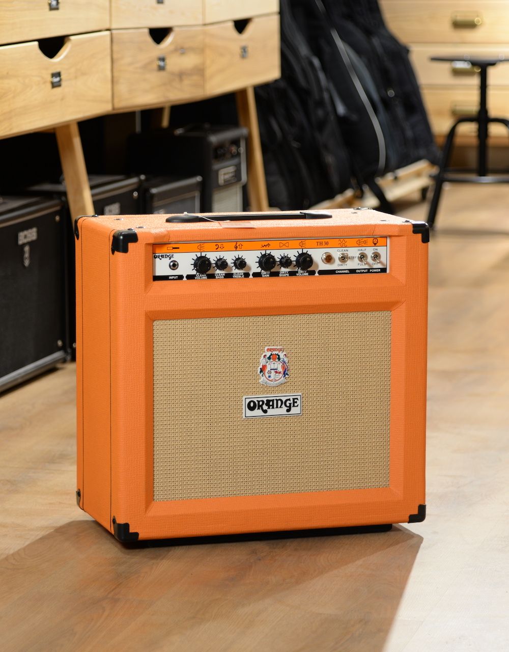 Ламповый комбоусилитель для электрогитары ORANGE TH30-C112, 1х12" Celestion G12H, 30Вт - купить в "Гитарном Клубе"