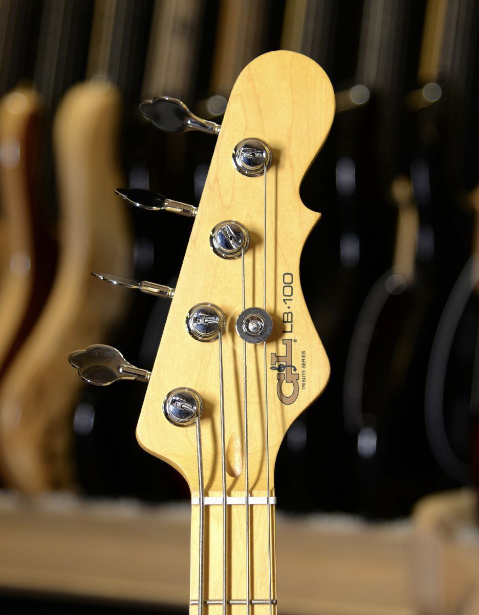 Бас-гитара G&L Tribute LB-100 Olympic White MP Poplar - купить в "Гитарном Клубе"