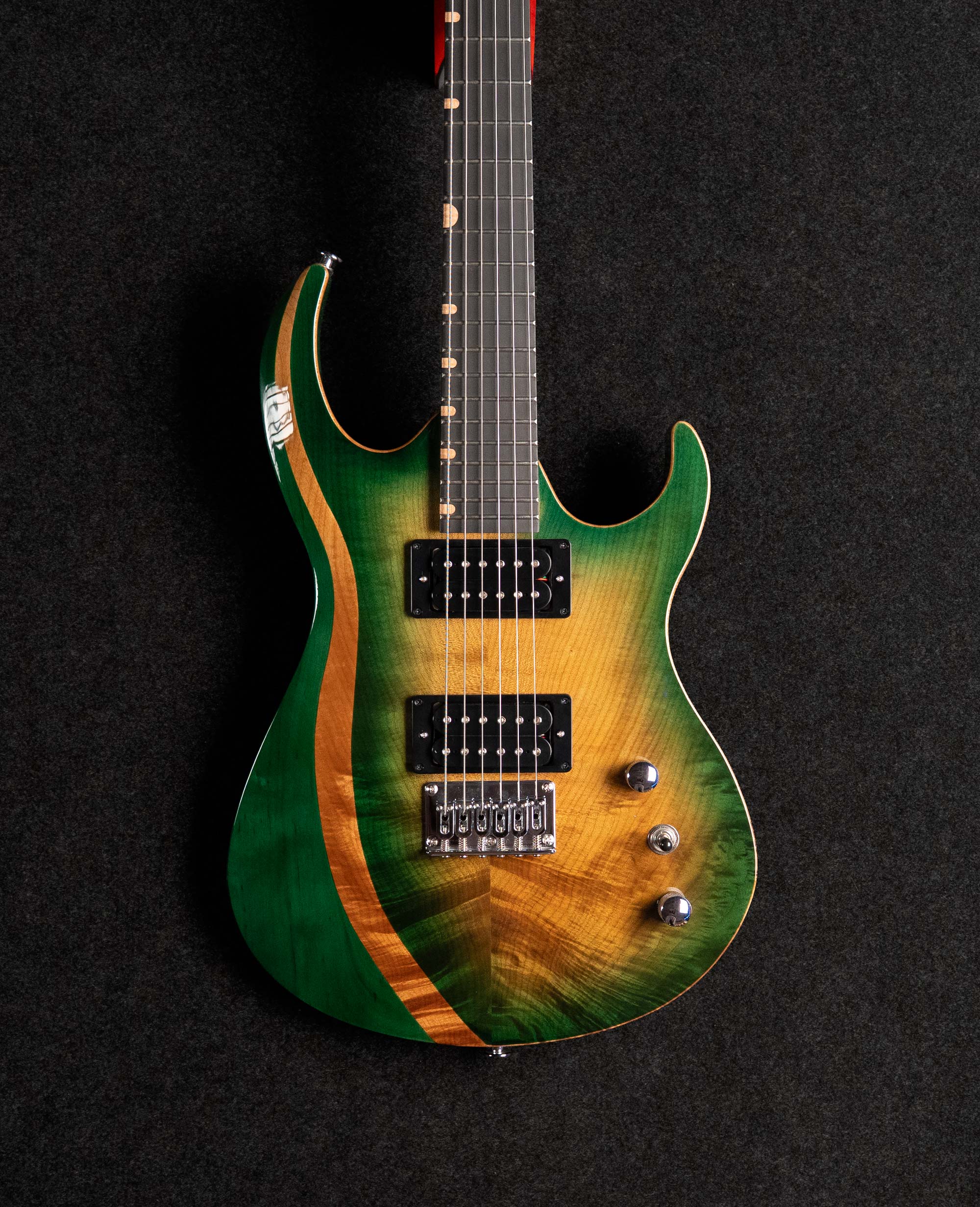 Электрогитара Inspector Phoenix Custom Green Bolt-on - купить в "Гитарном Клубе"
