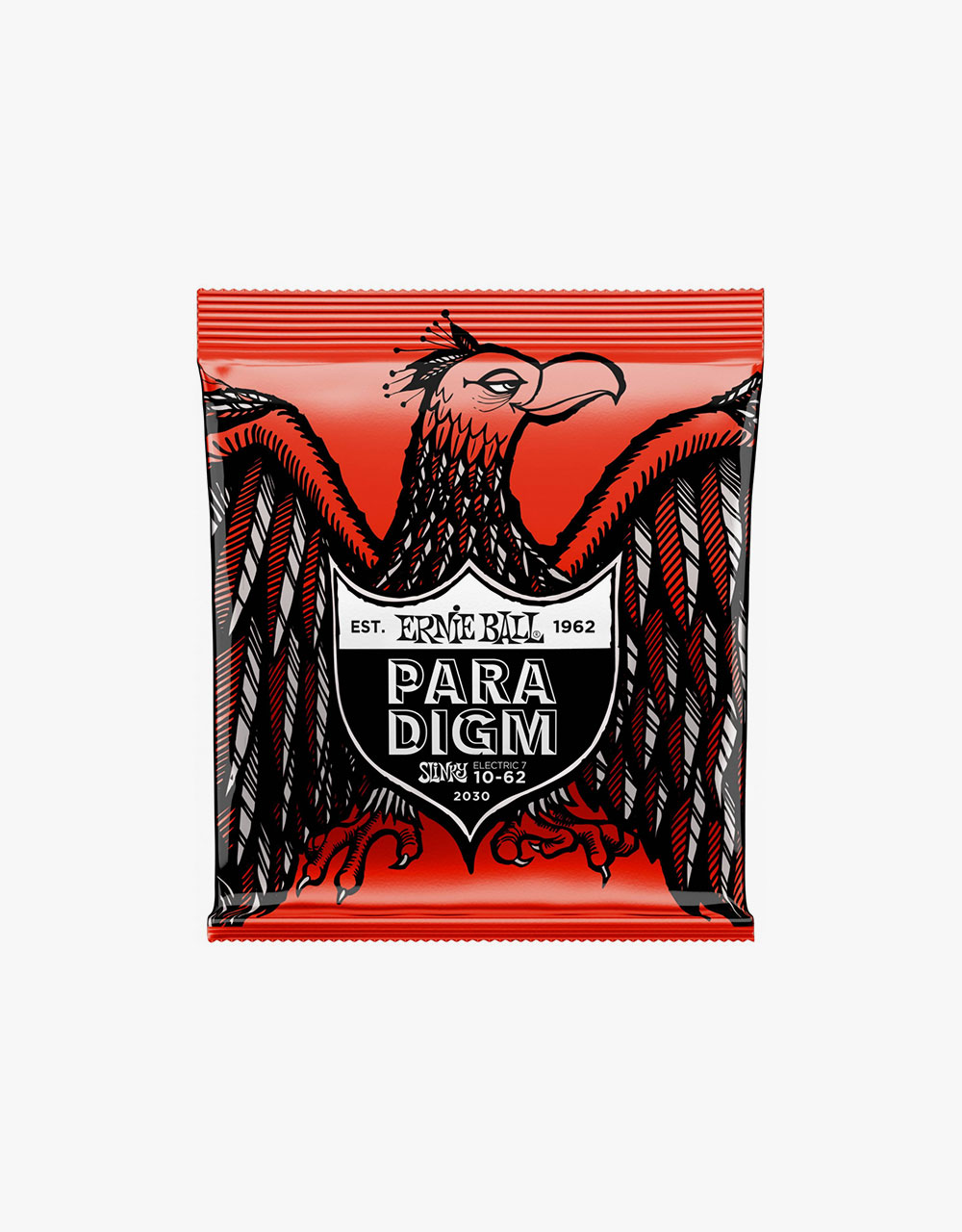 Струны для 7-струнной электрогитары Ernie Ball 2030 Paradigm, 10-62 - купить в "Гитарном Клубе"