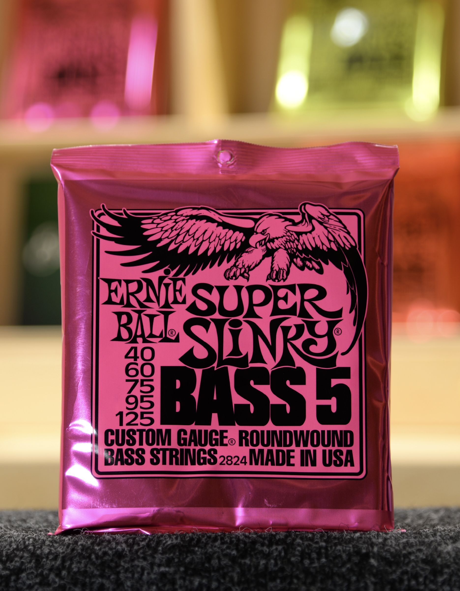 Струны для 5-струнной бас-гитары Ernie Ball 2824 Slinky Super, 40-125 - купить в "Гитарном Клубе"