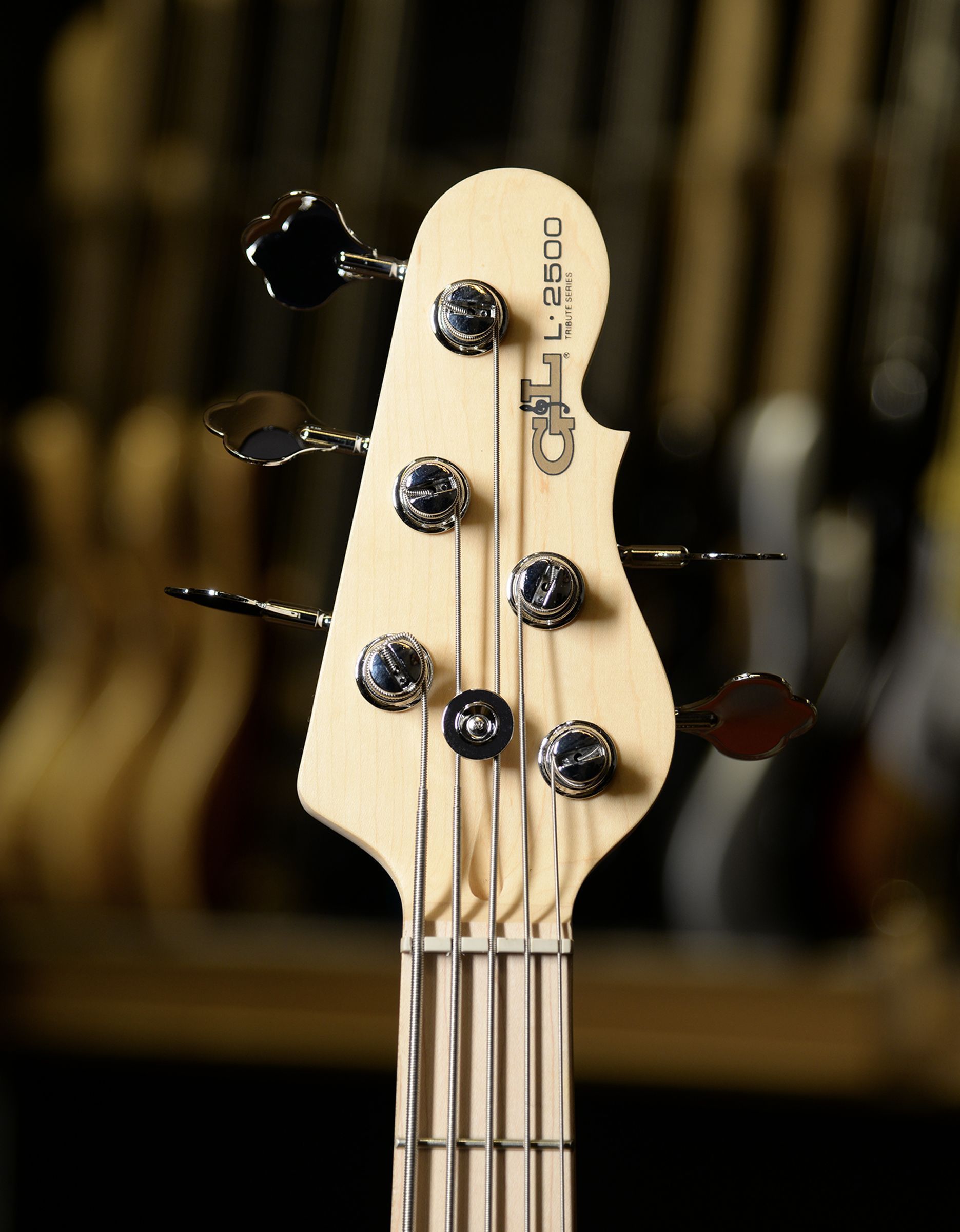 Бас-гитара G&L Tribute L-2500 Black Frost MP Poplar - купить в "Гитарном Клубе"