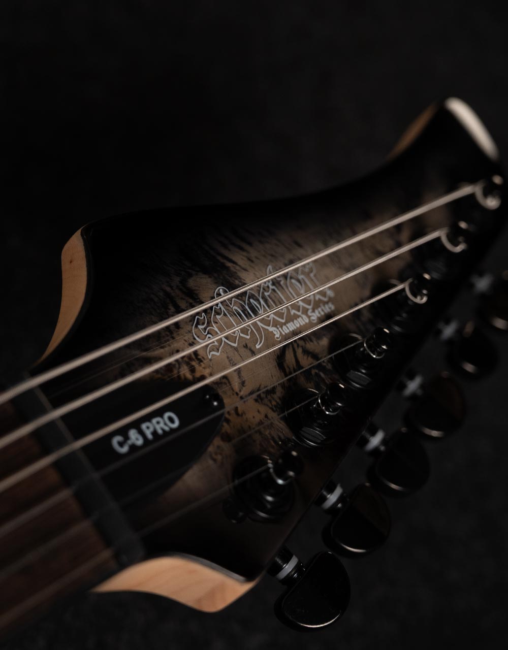 Электрогитара Schecter C-6 Pro Charcoal Burst - купить в "Гитарном Клубе"